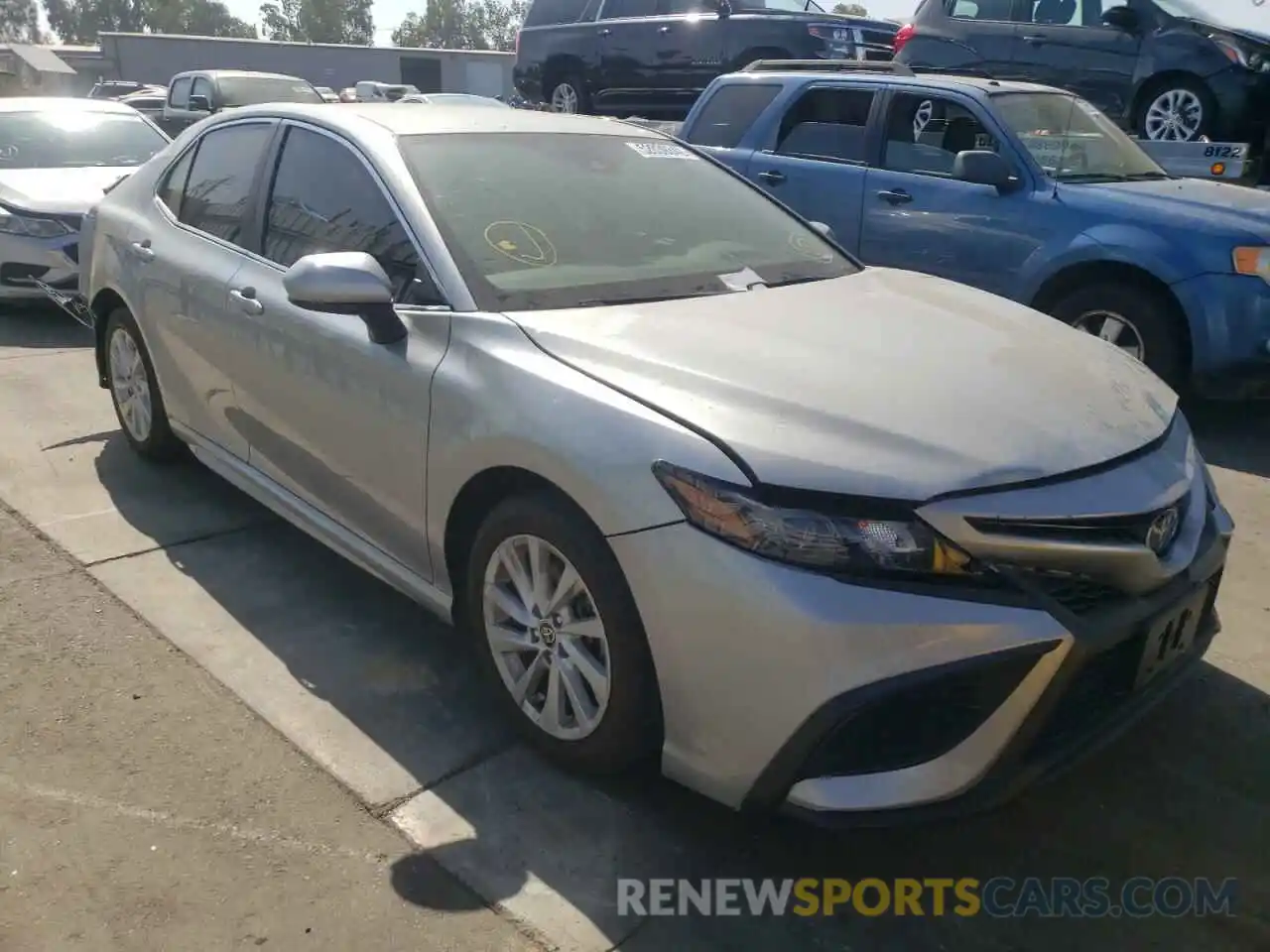 1 Photograph of a damaged car 4T1G11AK9MU425650 TOYOTA CAMRY 2021