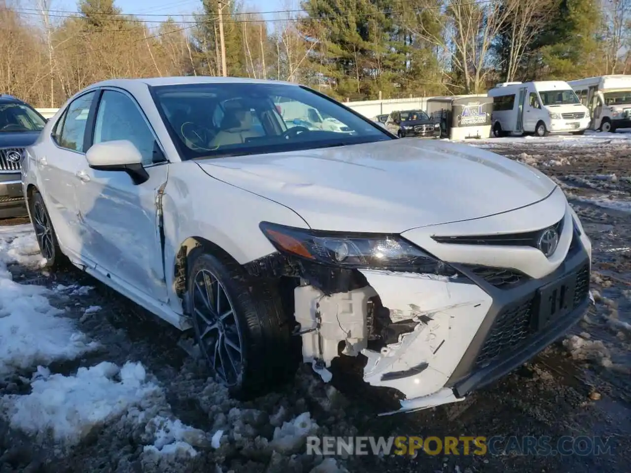 1 Photograph of a damaged car 4T1G11AK9MU427334 TOYOTA CAMRY 2021