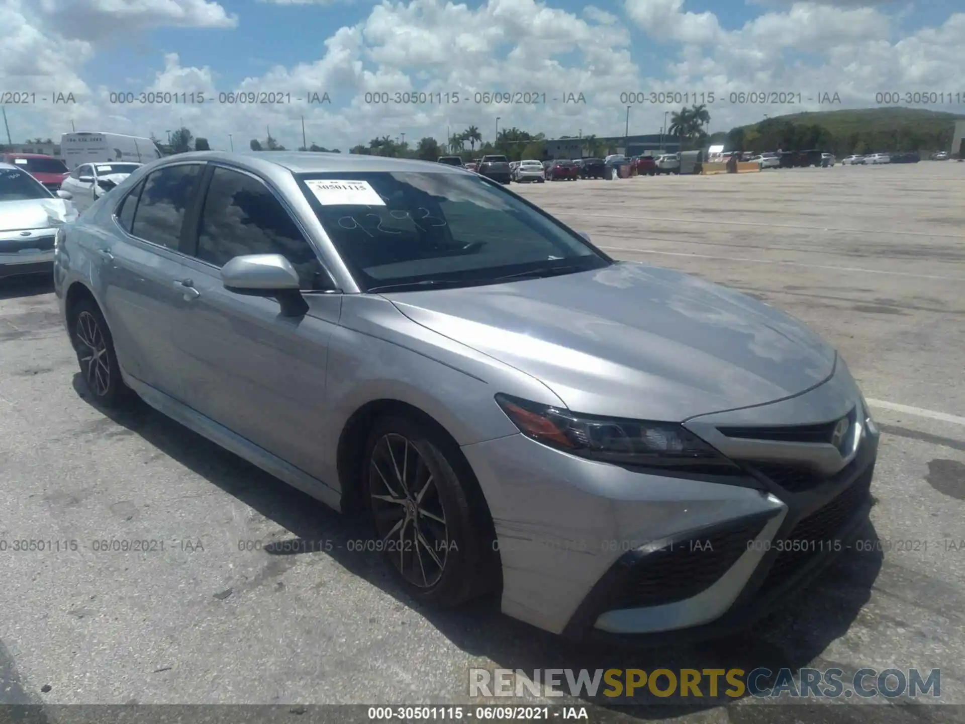 1 Photograph of a damaged car 4T1G11AK9MU429293 TOYOTA CAMRY 2021