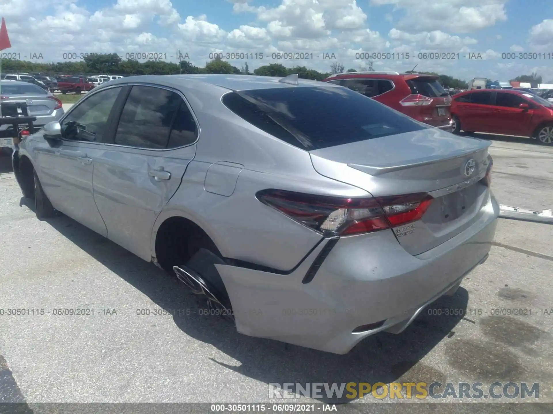 3 Photograph of a damaged car 4T1G11AK9MU429293 TOYOTA CAMRY 2021