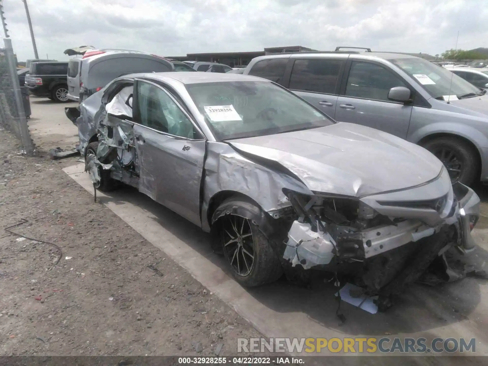 1 Photograph of a damaged car 4T1G11AK9MU429519 TOYOTA CAMRY 2021