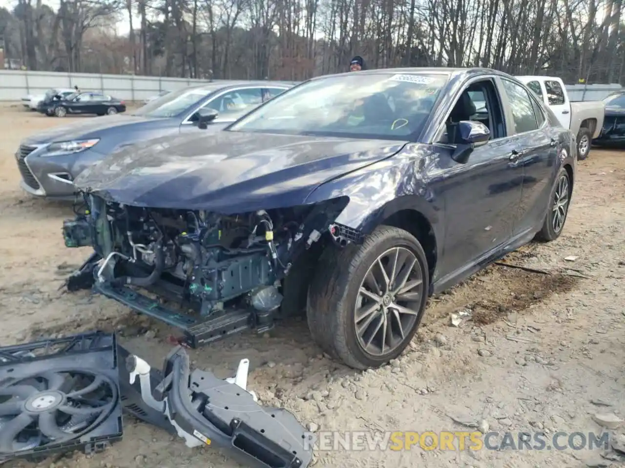 2 Photograph of a damaged car 4T1G11AK9MU430041 TOYOTA CAMRY 2021