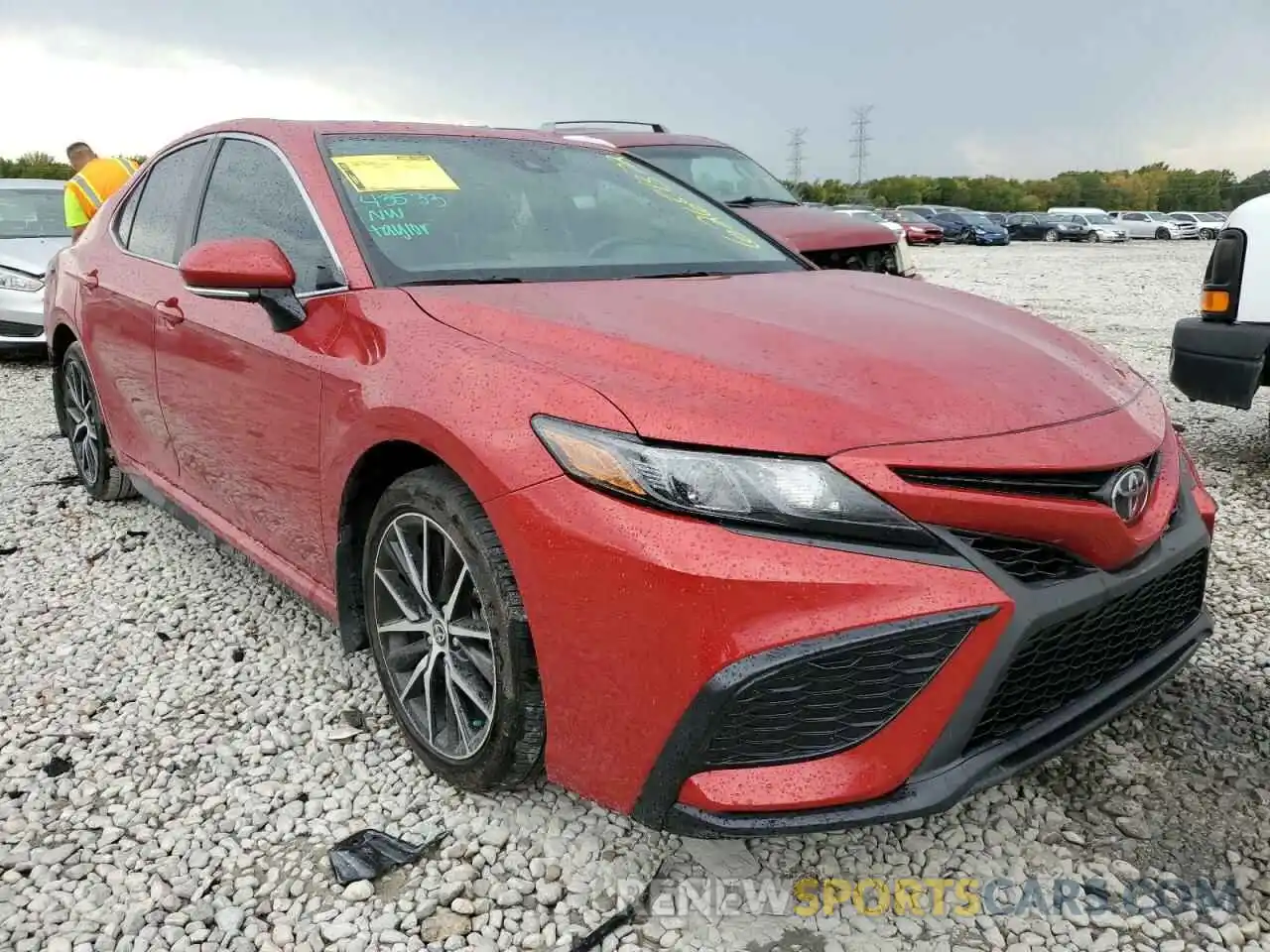 1 Photograph of a damaged car 4T1G11AK9MU431769 TOYOTA CAMRY 2021