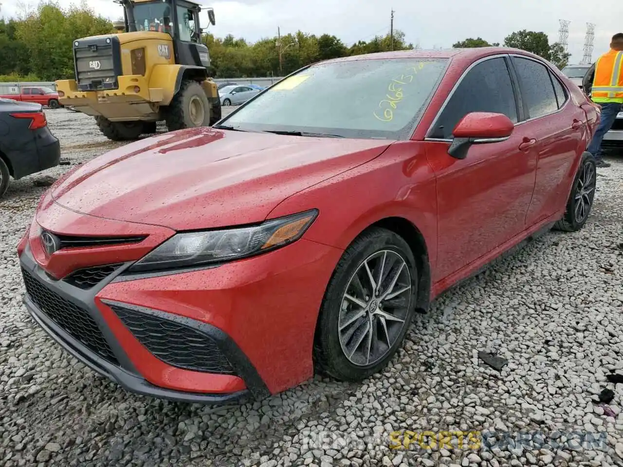 2 Photograph of a damaged car 4T1G11AK9MU431769 TOYOTA CAMRY 2021