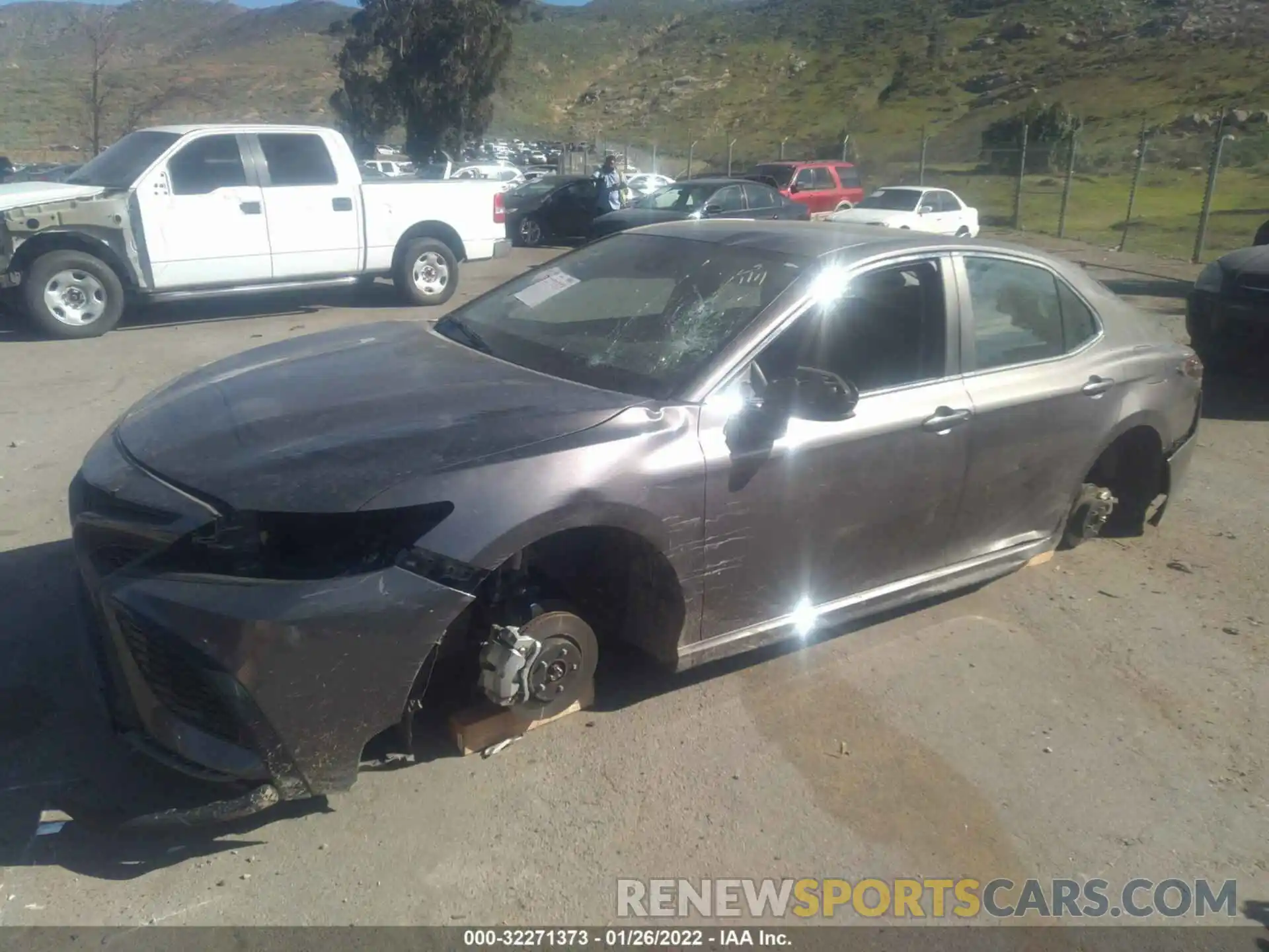 2 Photograph of a damaged car 4T1G11AK9MU433862 TOYOTA CAMRY 2021