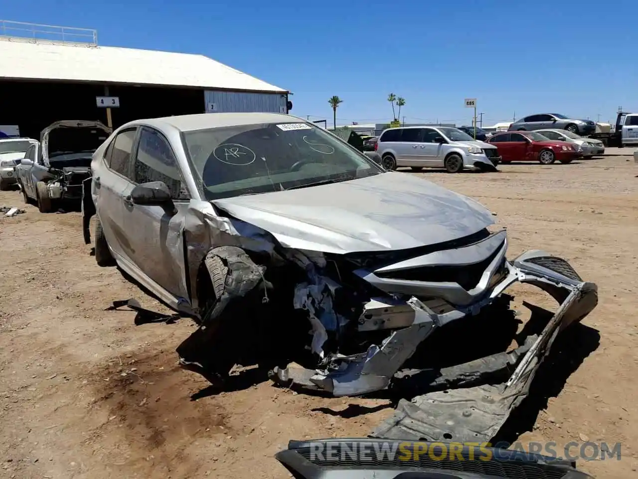 1 Photograph of a damaged car 4T1G11AK9MU441119 TOYOTA CAMRY 2021