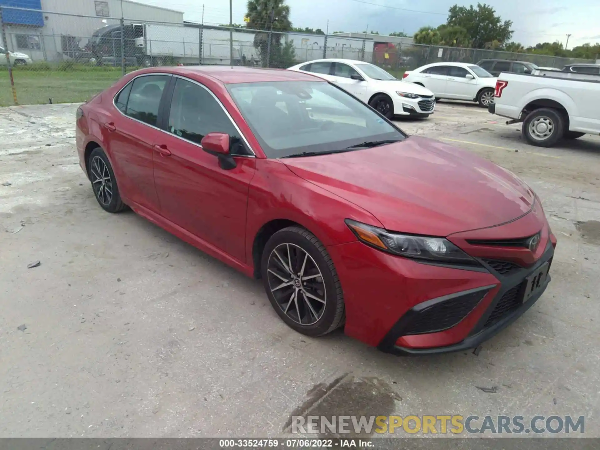 1 Photograph of a damaged car 4T1G11AK9MU444358 TOYOTA CAMRY 2021