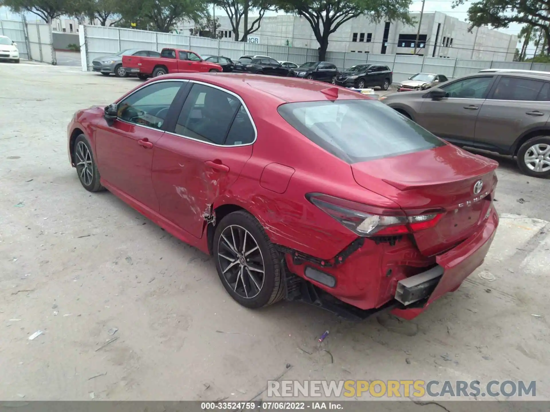 3 Photograph of a damaged car 4T1G11AK9MU444358 TOYOTA CAMRY 2021