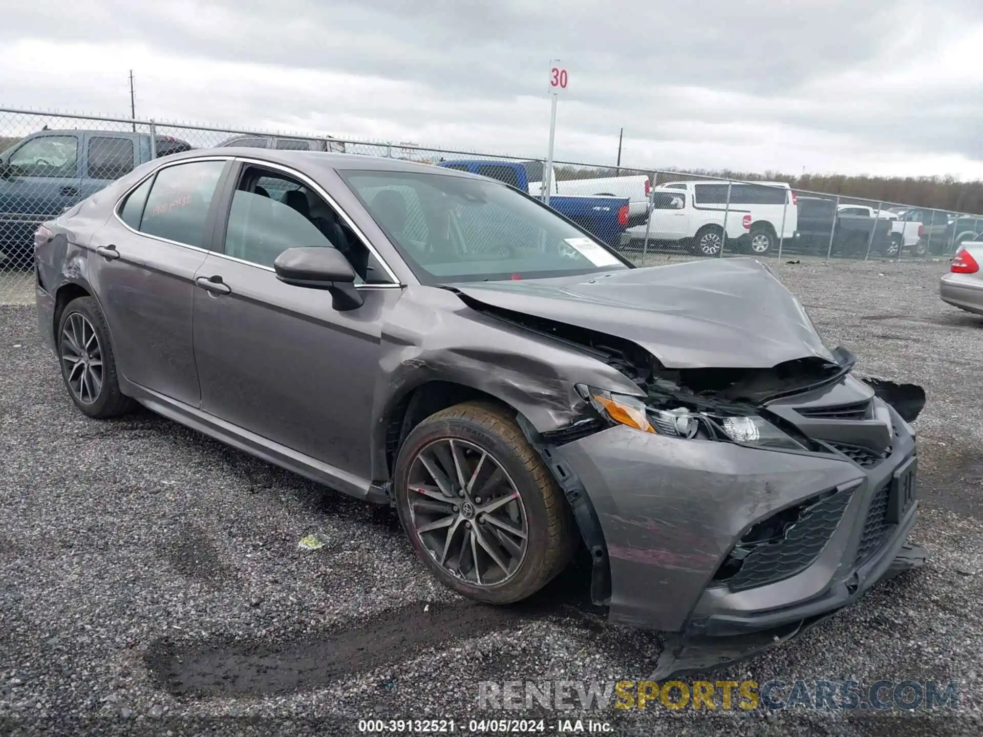 1 Photograph of a damaged car 4T1G11AK9MU444912 TOYOTA CAMRY 2021