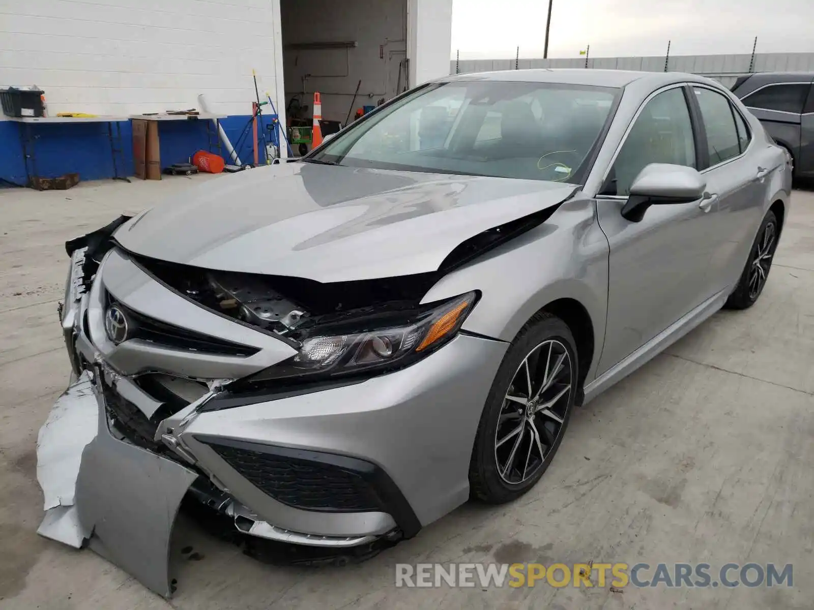 2 Photograph of a damaged car 4T1G11AK9MU445672 TOYOTA CAMRY 2021