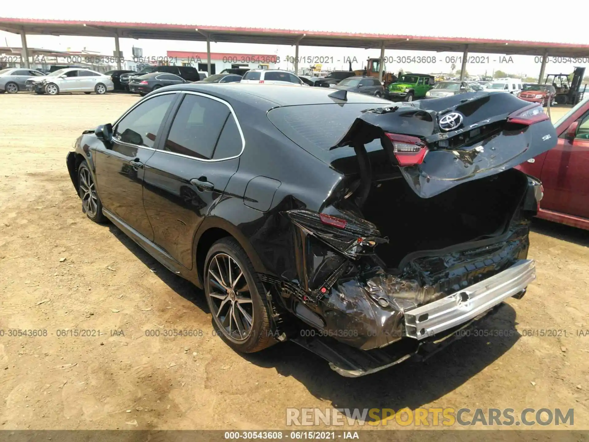 3 Photograph of a damaged car 4T1G11AK9MU446563 TOYOTA CAMRY 2021