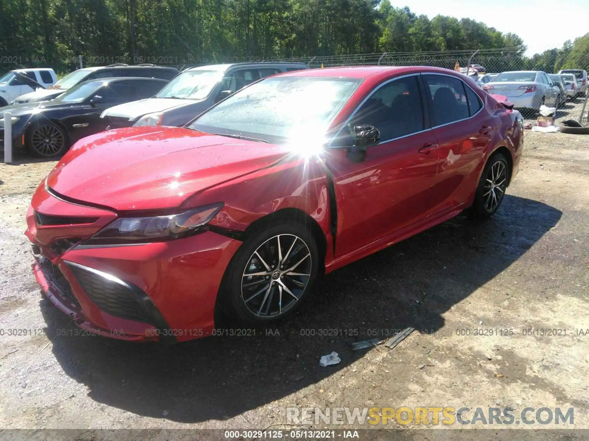 2 Photograph of a damaged car 4T1G11AK9MU449253 TOYOTA CAMRY 2021