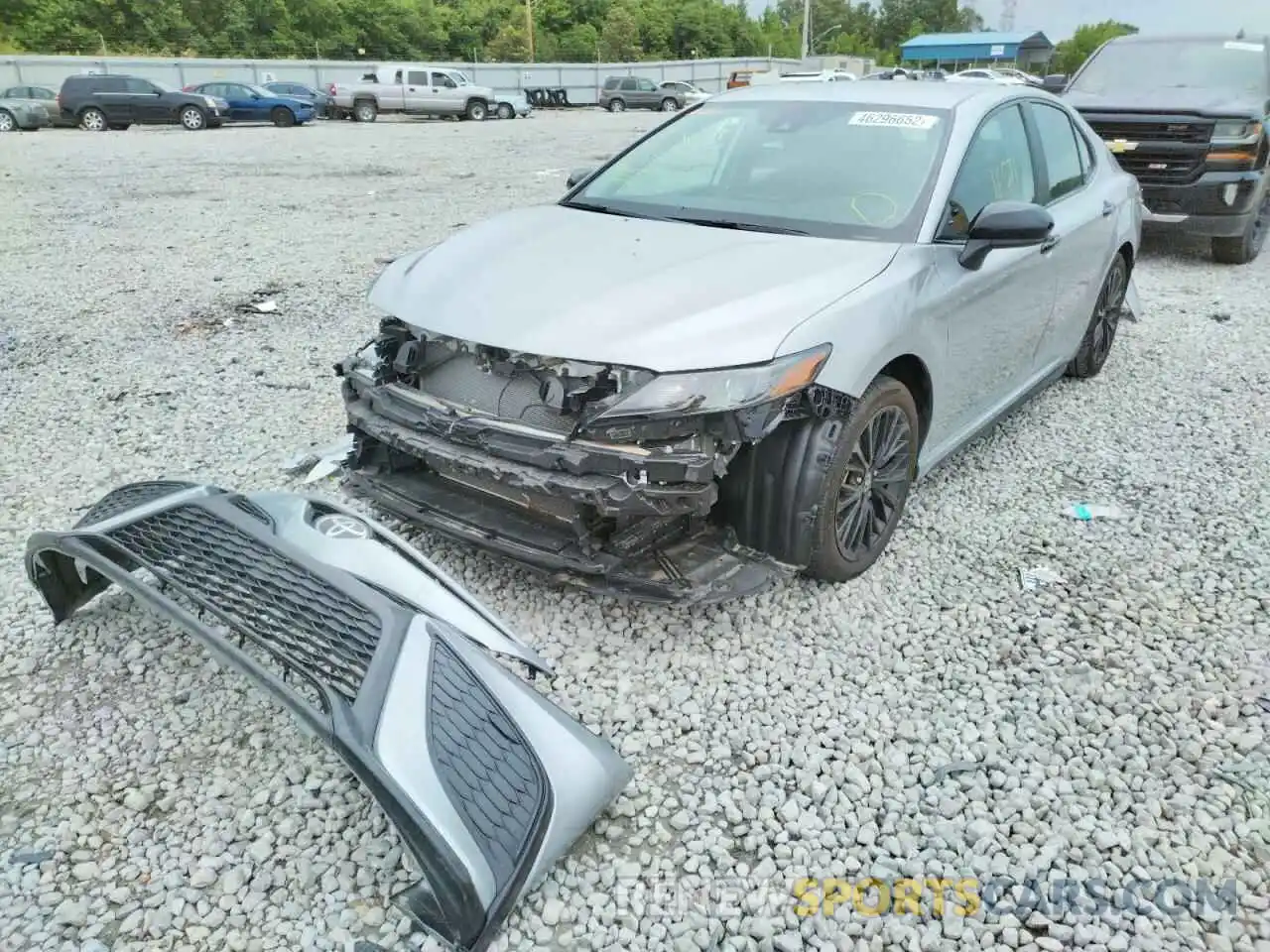 2 Photograph of a damaged car 4T1G11AK9MU449897 TOYOTA CAMRY 2021