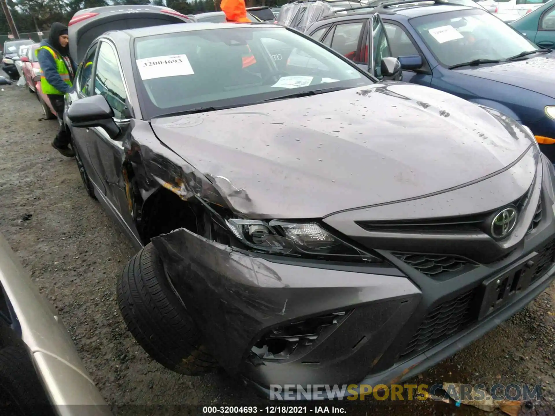 1 Photograph of a damaged car 4T1G11AK9MU453397 TOYOTA CAMRY 2021