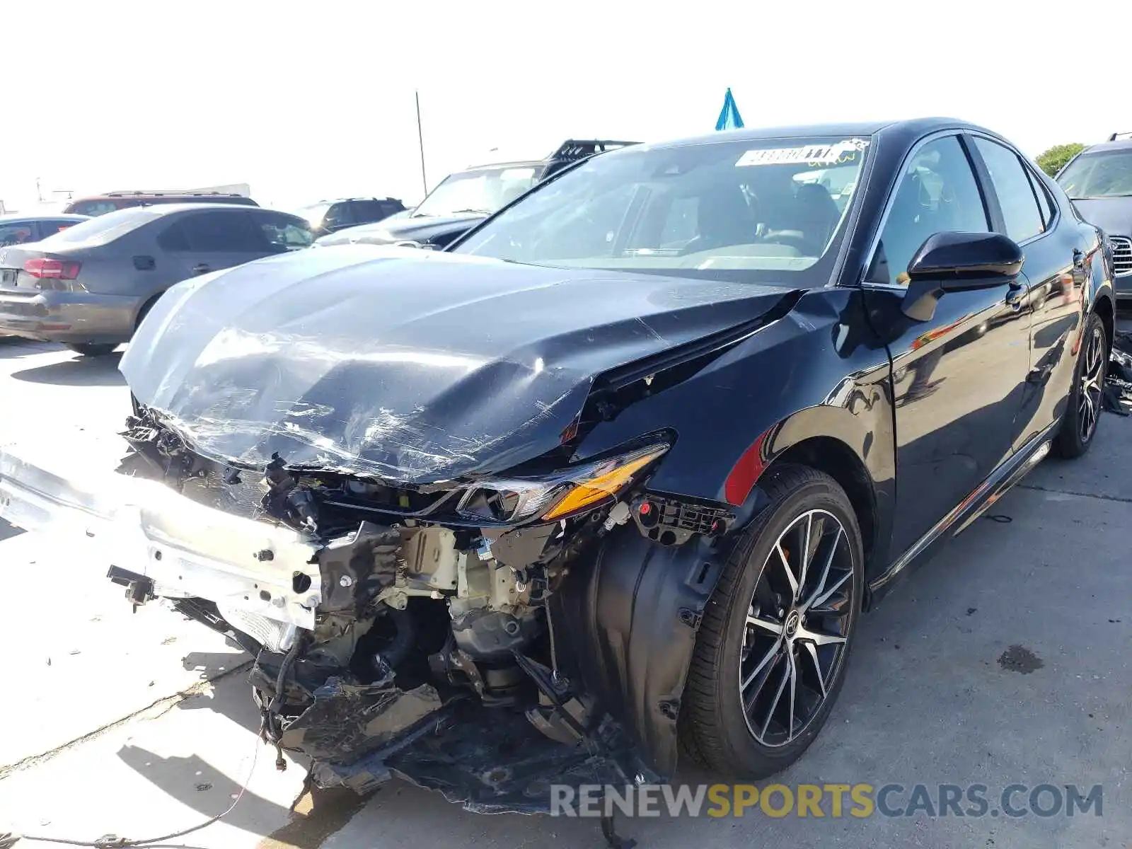 2 Photograph of a damaged car 4T1G11AK9MU454212 TOYOTA CAMRY 2021