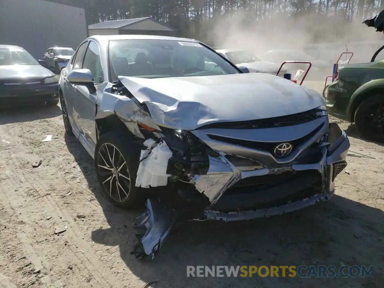 1 Photograph of a damaged car 4T1G11AK9MU463637 TOYOTA CAMRY 2021