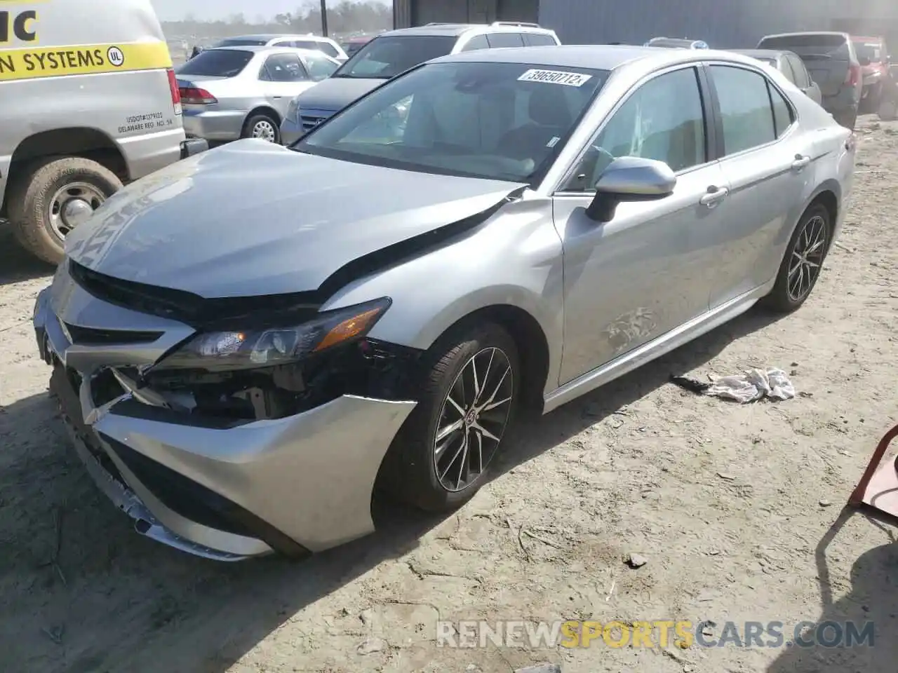 2 Photograph of a damaged car 4T1G11AK9MU463637 TOYOTA CAMRY 2021