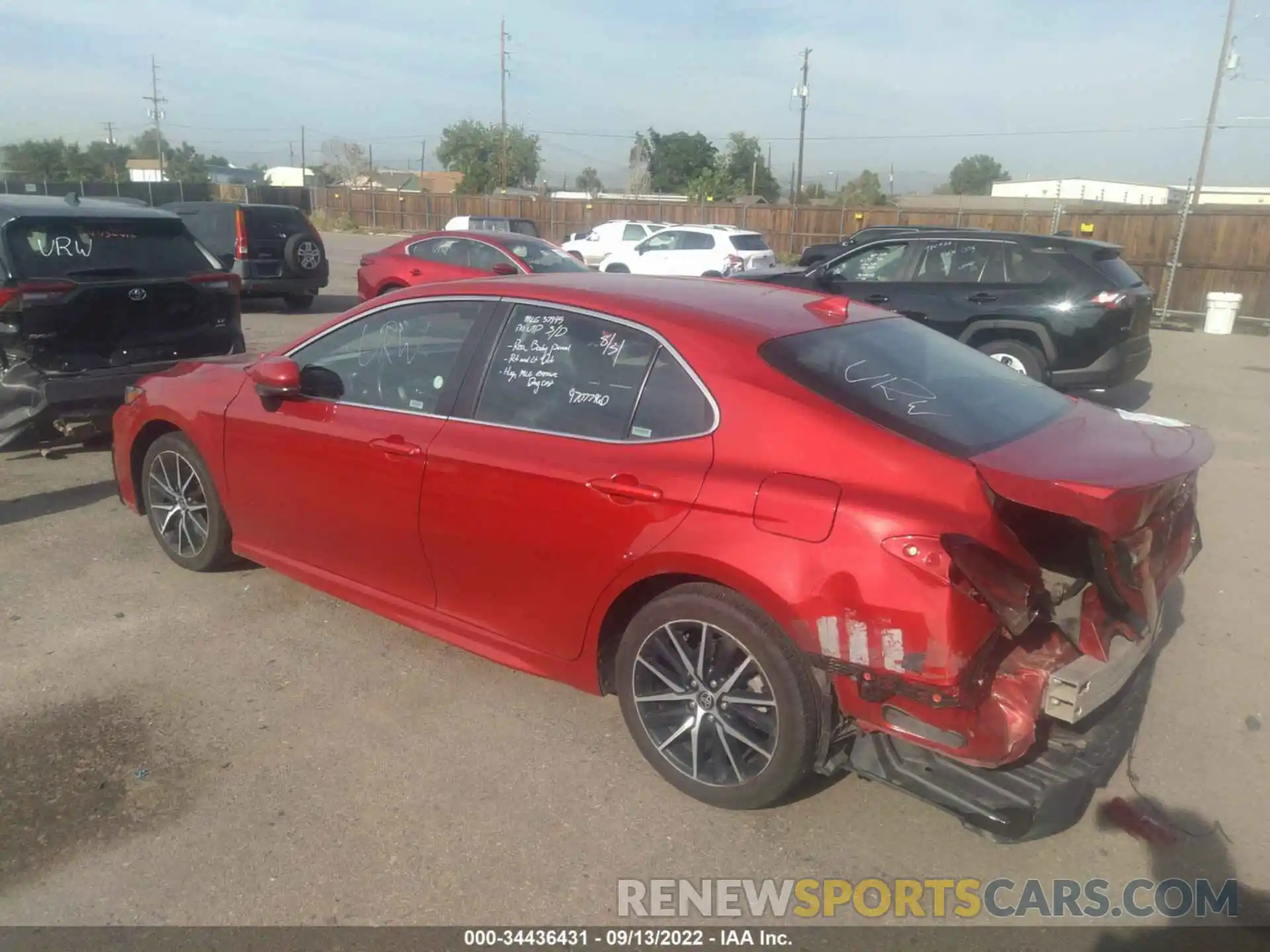 3 Photograph of a damaged car 4T1G11AK9MU464805 TOYOTA CAMRY 2021