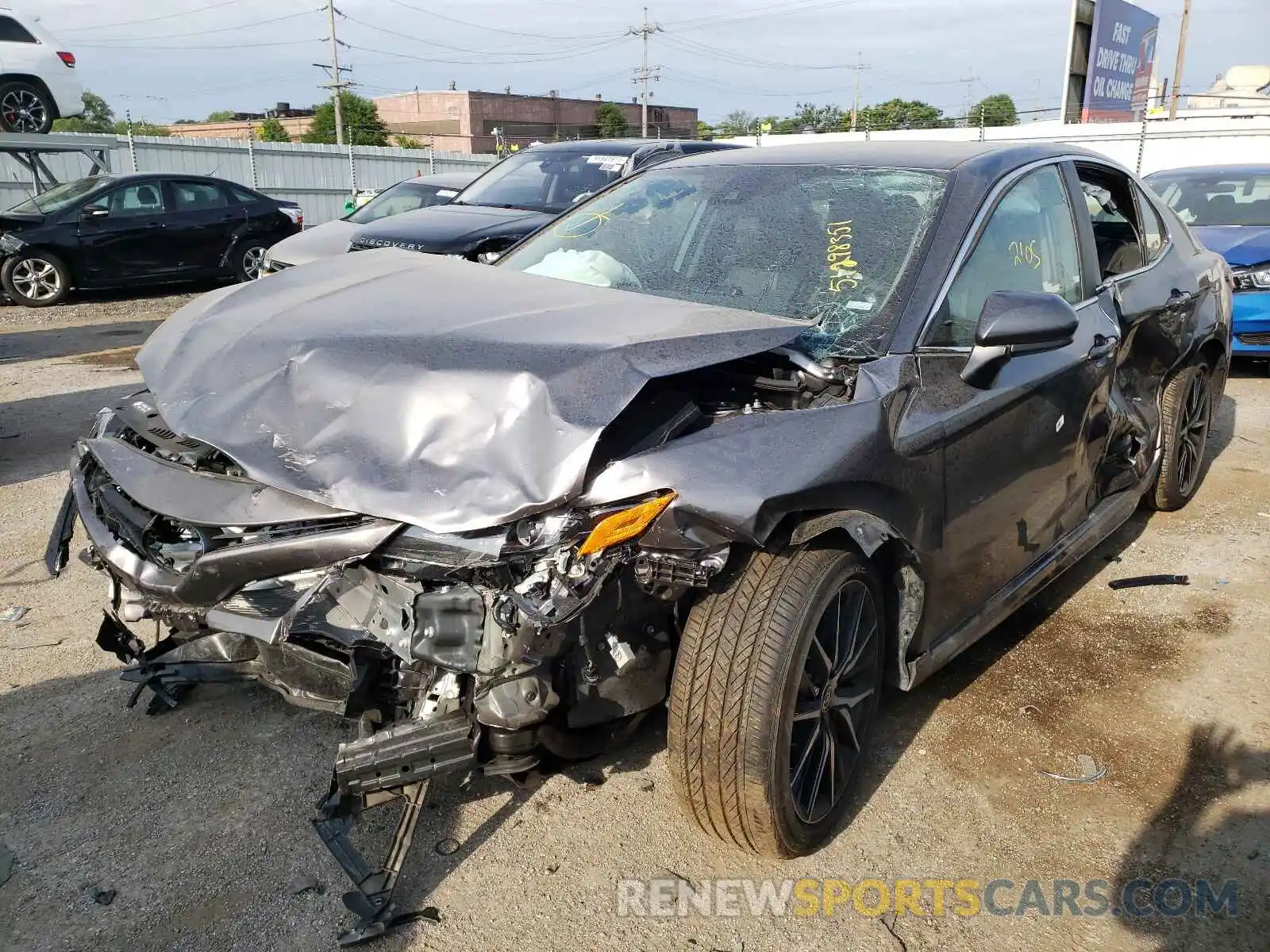 2 Photograph of a damaged car 4T1G11AK9MU468871 TOYOTA CAMRY 2021