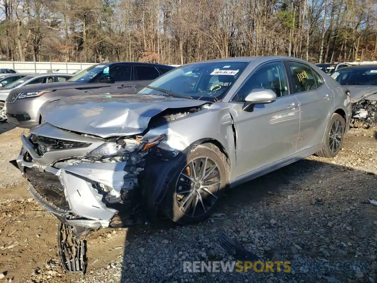 2 Photograph of a damaged car 4T1G11AK9MU476131 TOYOTA CAMRY 2021