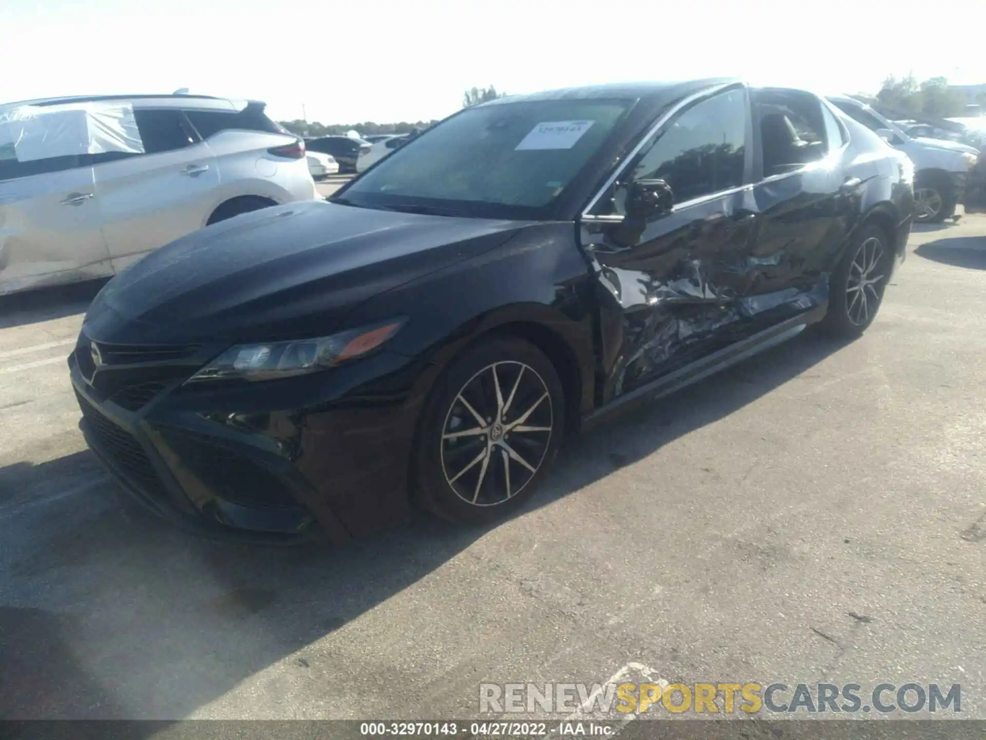 2 Photograph of a damaged car 4T1G11AK9MU477988 TOYOTA CAMRY 2021