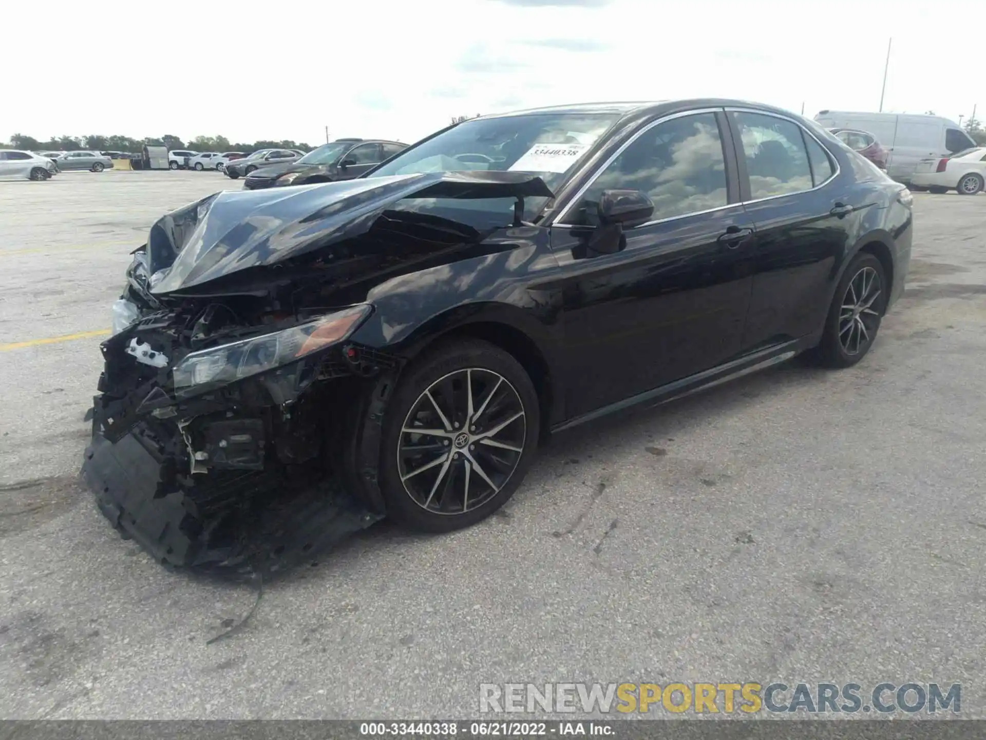 2 Photograph of a damaged car 4T1G11AK9MU516921 TOYOTA CAMRY 2021