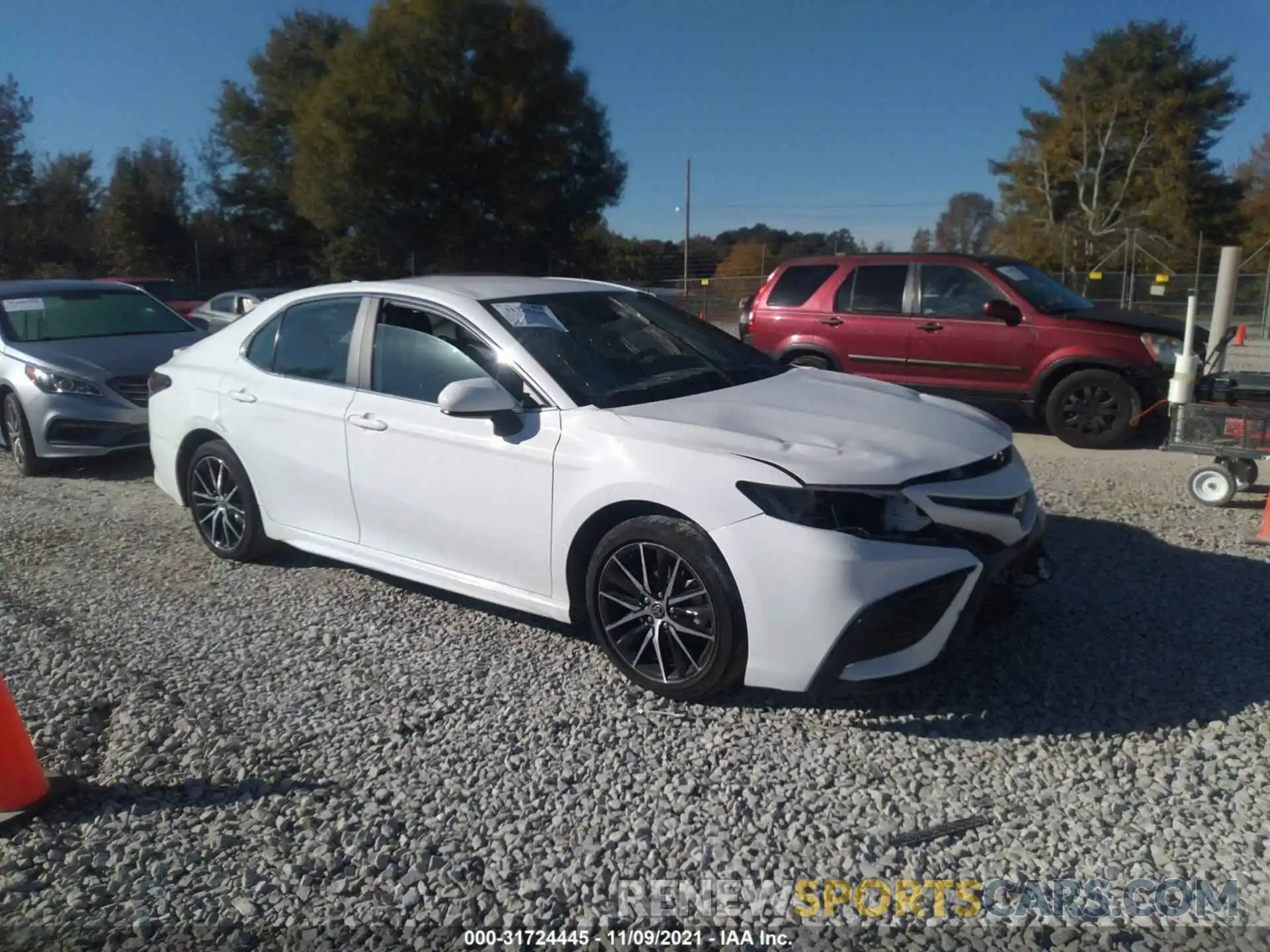 1 Photograph of a damaged car 4T1G11AK9MU518085 TOYOTA CAMRY 2021