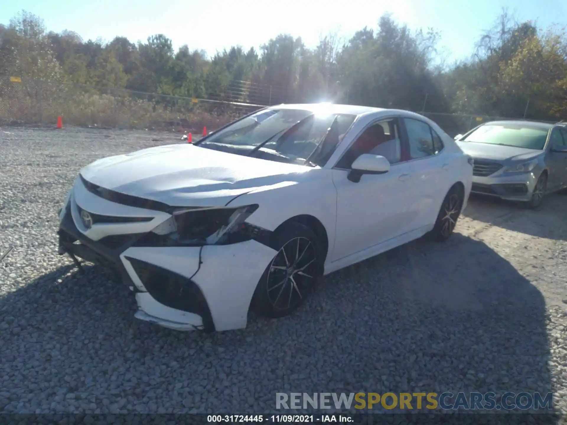 2 Photograph of a damaged car 4T1G11AK9MU518085 TOYOTA CAMRY 2021