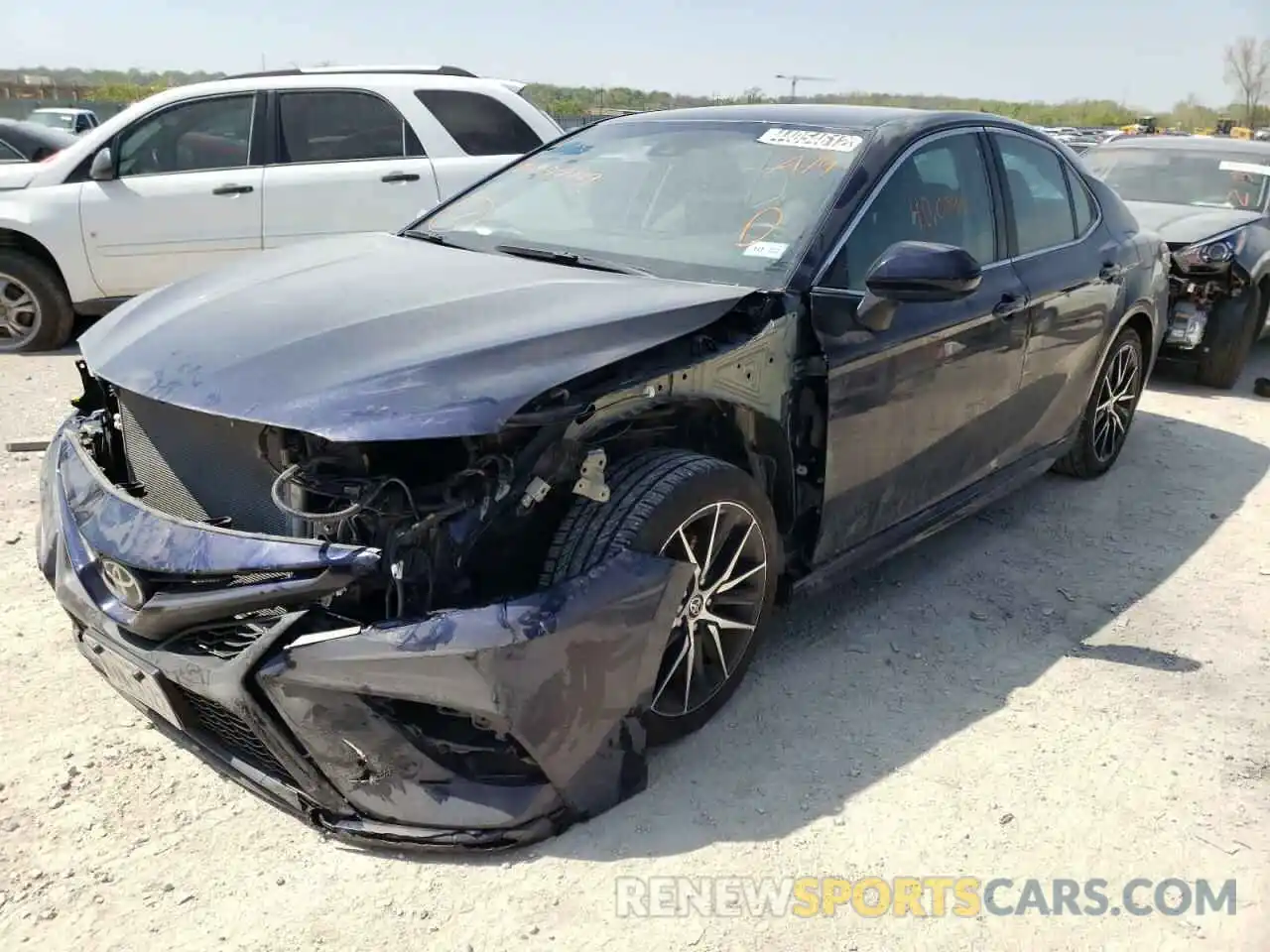 2 Photograph of a damaged car 4T1G11AK9MU520449 TOYOTA CAMRY 2021