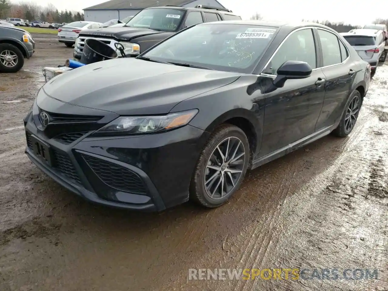 2 Photograph of a damaged car 4T1G11AK9MU521617 TOYOTA CAMRY 2021