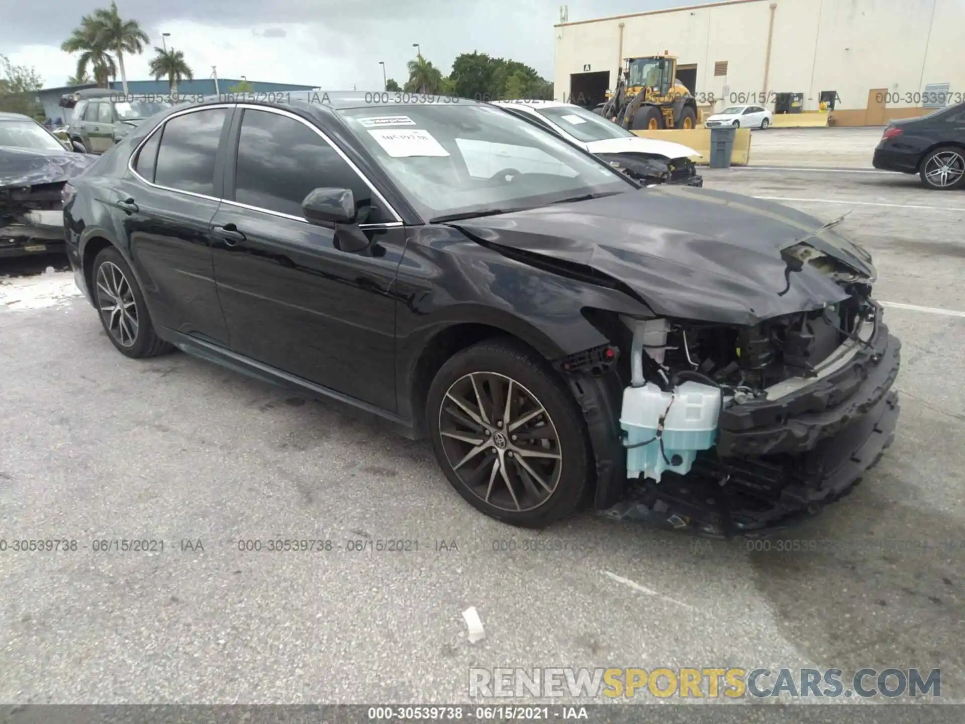 1 Photograph of a damaged car 4T1G11AK9MU523786 TOYOTA CAMRY 2021