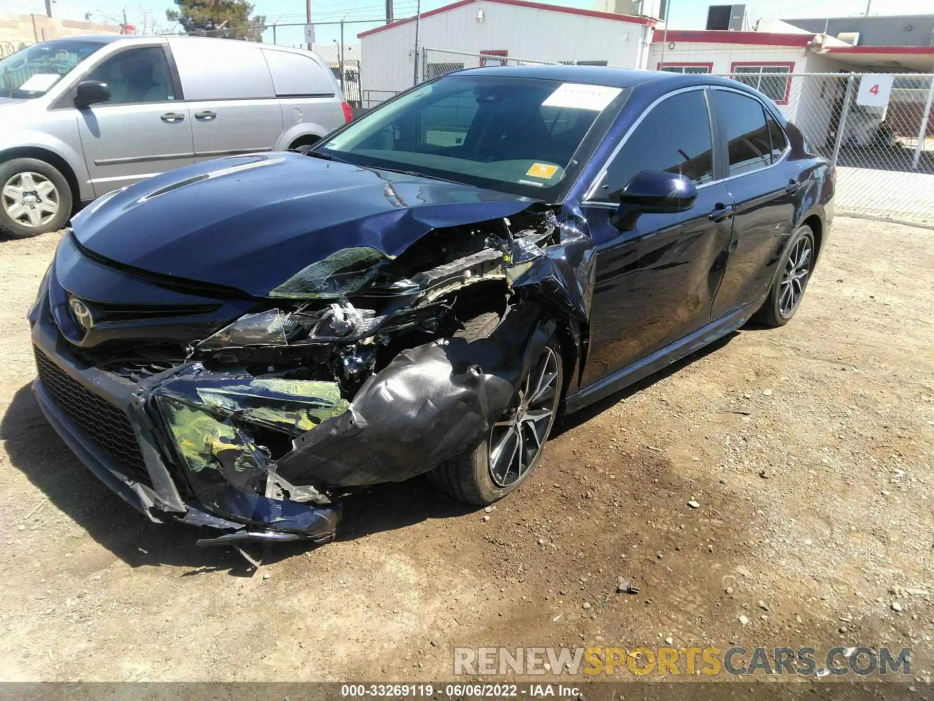 2 Photograph of a damaged car 4T1G11AK9MU531984 TOYOTA CAMRY 2021