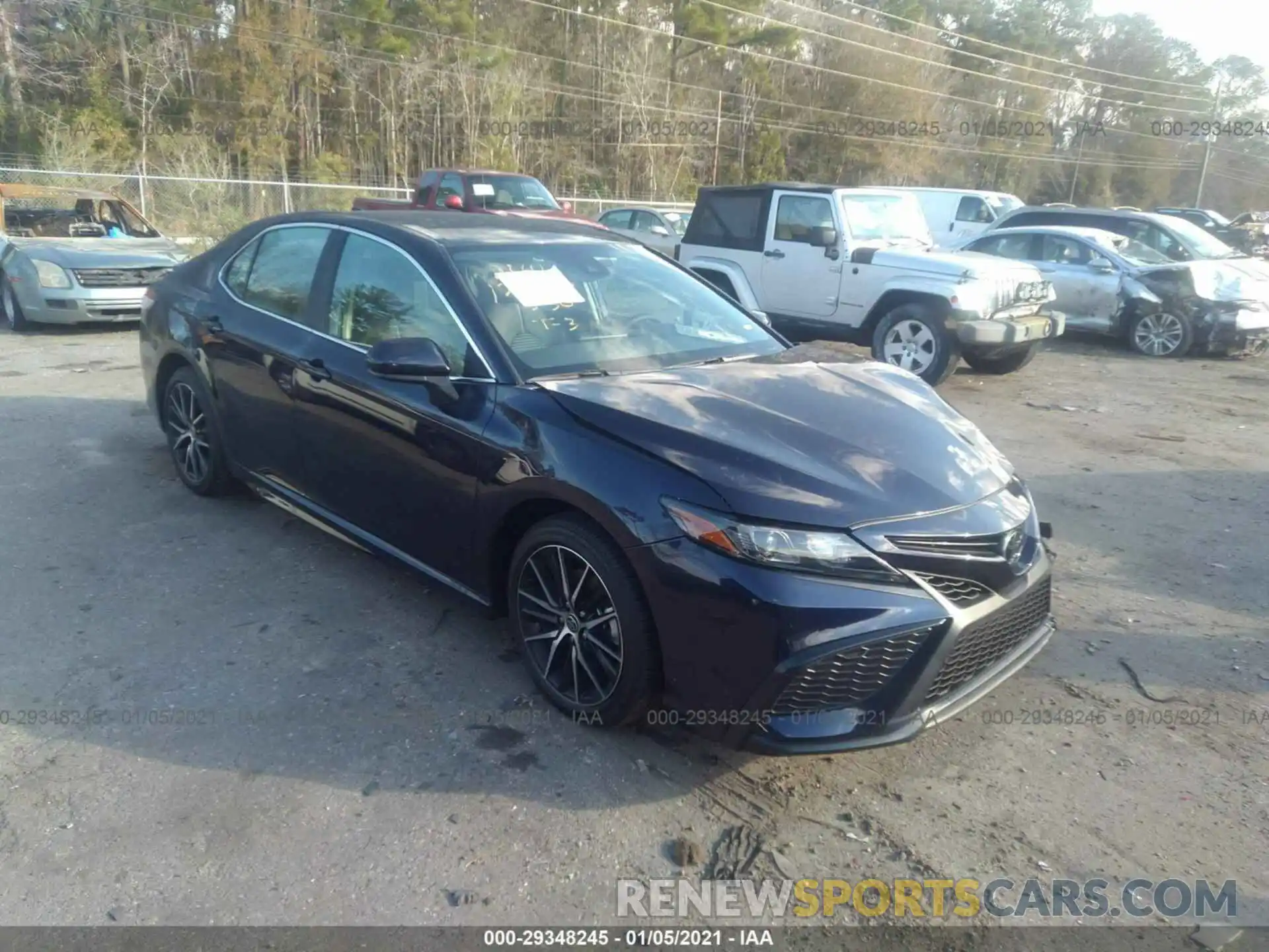 1 Photograph of a damaged car 4T1G11AK9MU534500 TOYOTA CAMRY 2021