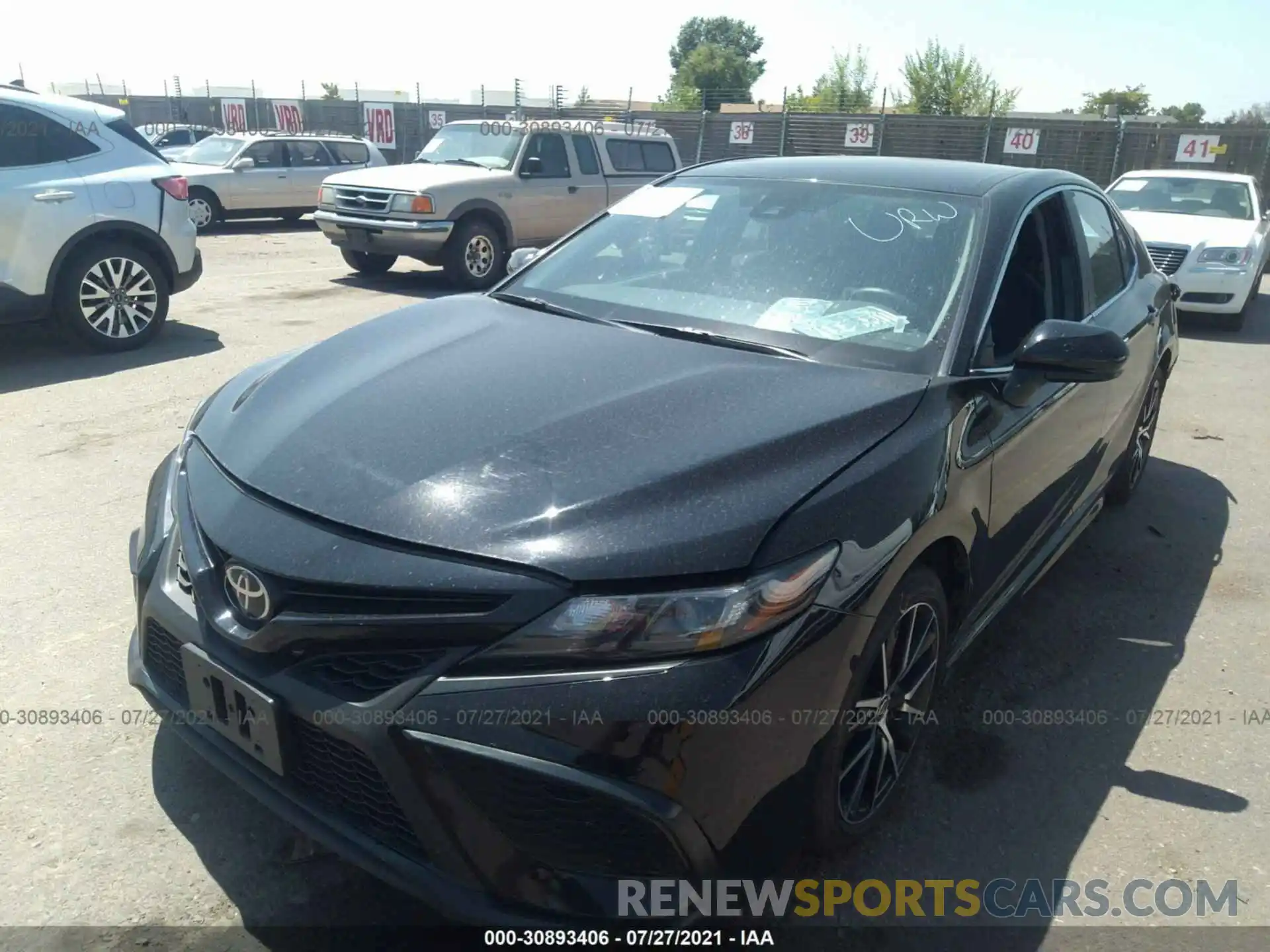 2 Photograph of a damaged car 4T1G11AK9MU537672 TOYOTA CAMRY 2021