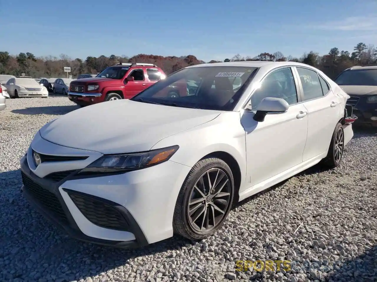 2 Photograph of a damaged car 4T1G11AK9MU538482 TOYOTA CAMRY 2021