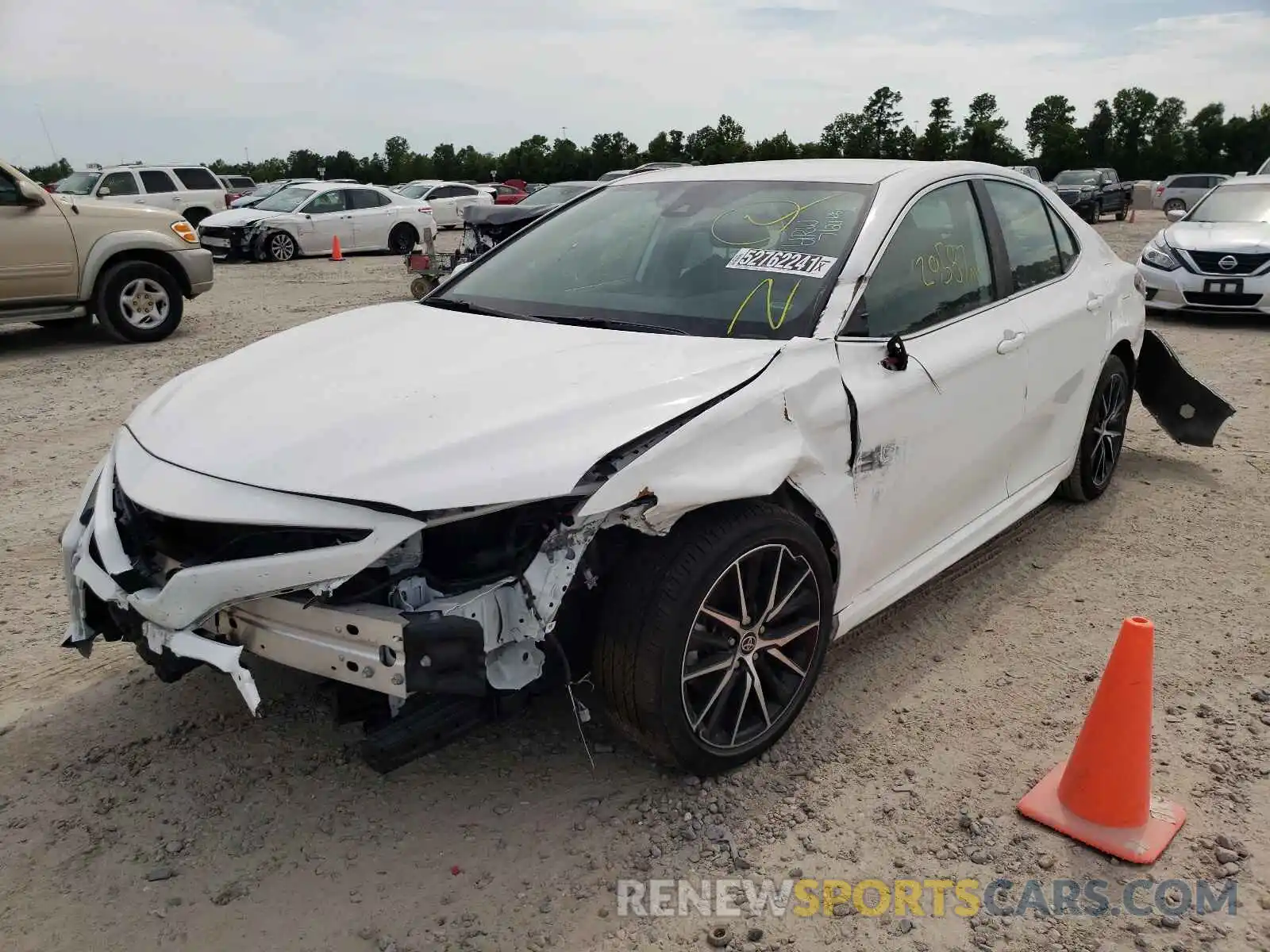 2 Photograph of a damaged car 4T1G11AK9MU540197 TOYOTA CAMRY 2021