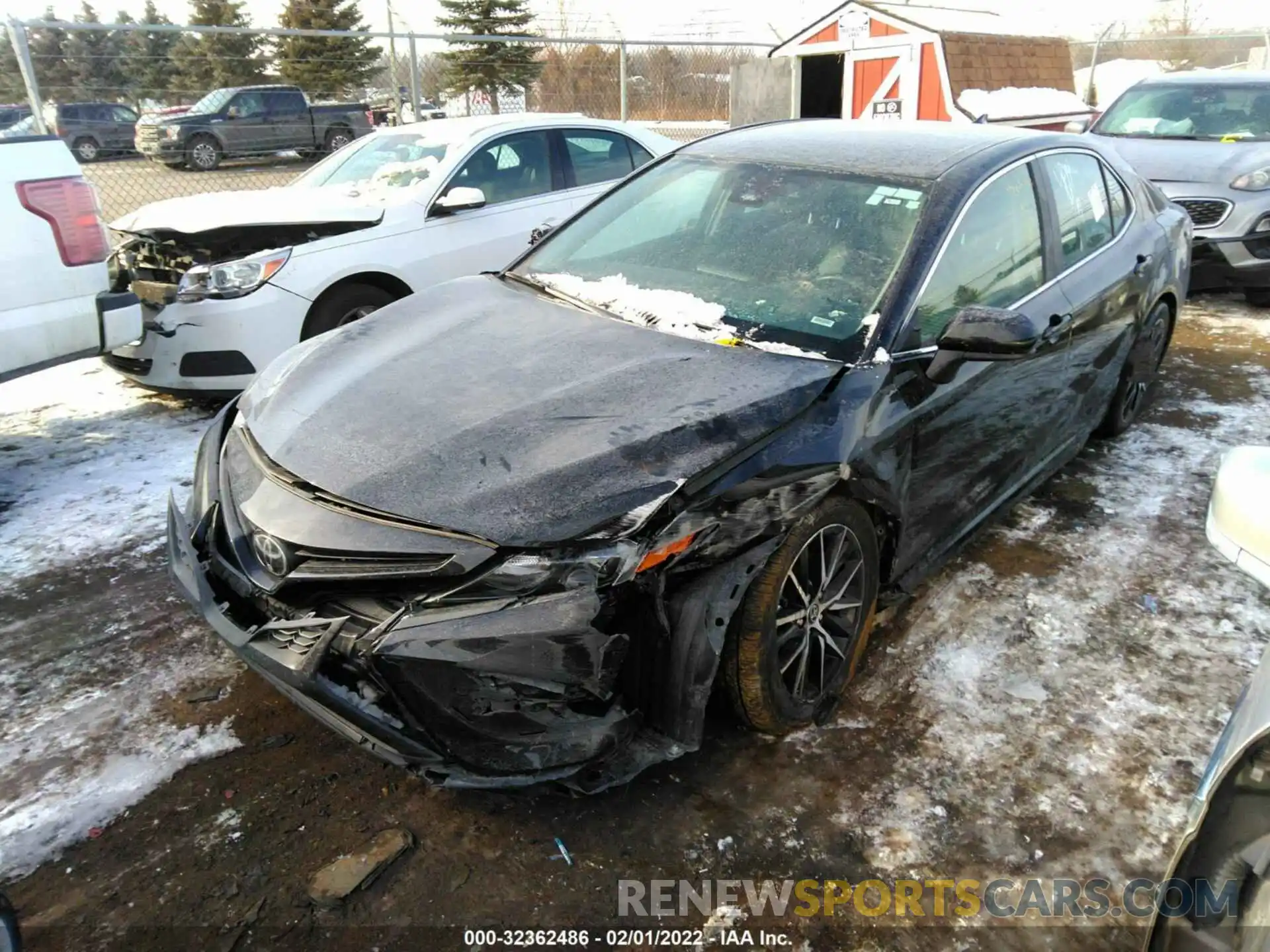 2 Photograph of a damaged car 4T1G11AK9MU541530 TOYOTA CAMRY 2021