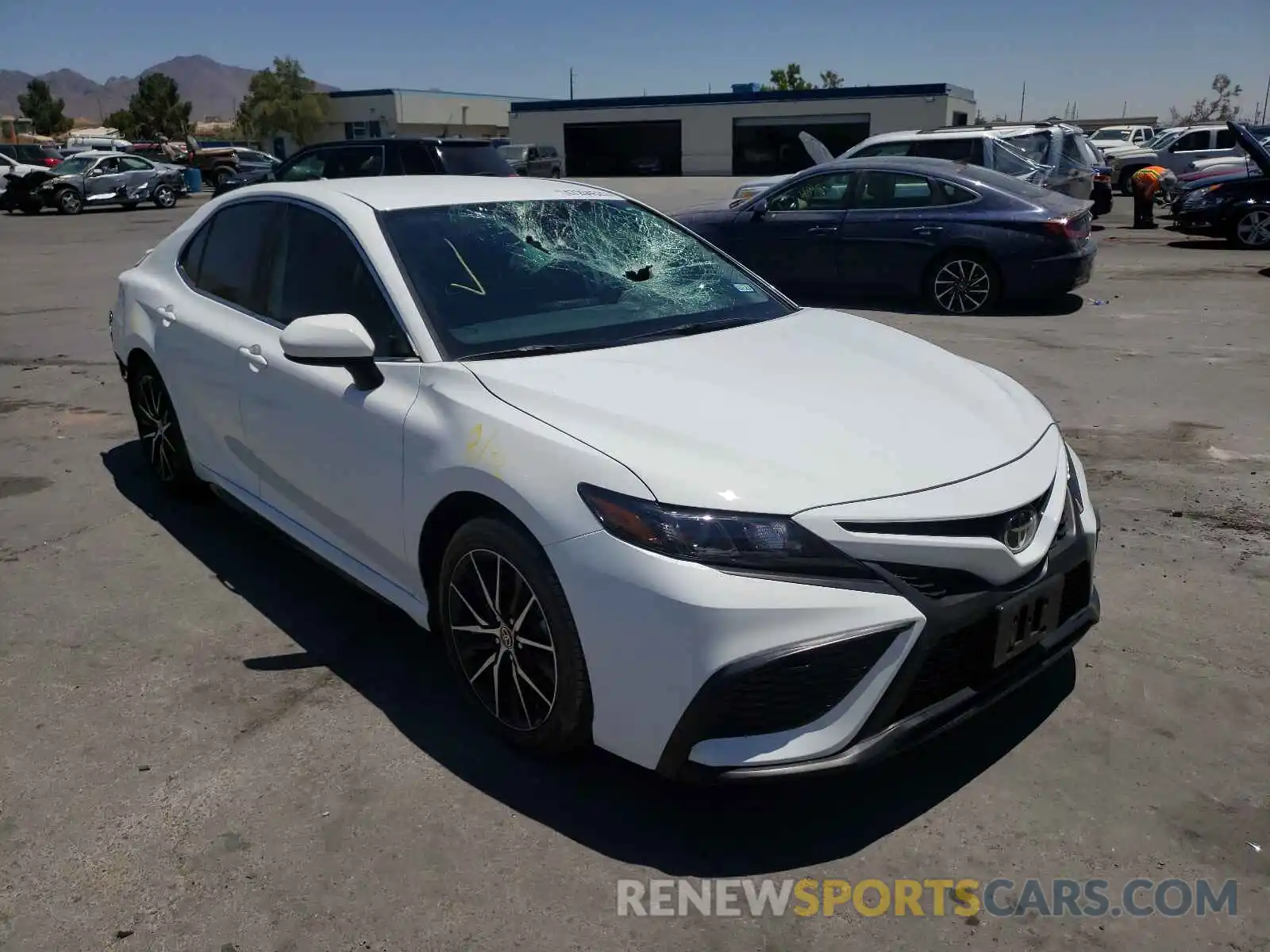 1 Photograph of a damaged car 4T1G11AK9MU543696 TOYOTA CAMRY 2021