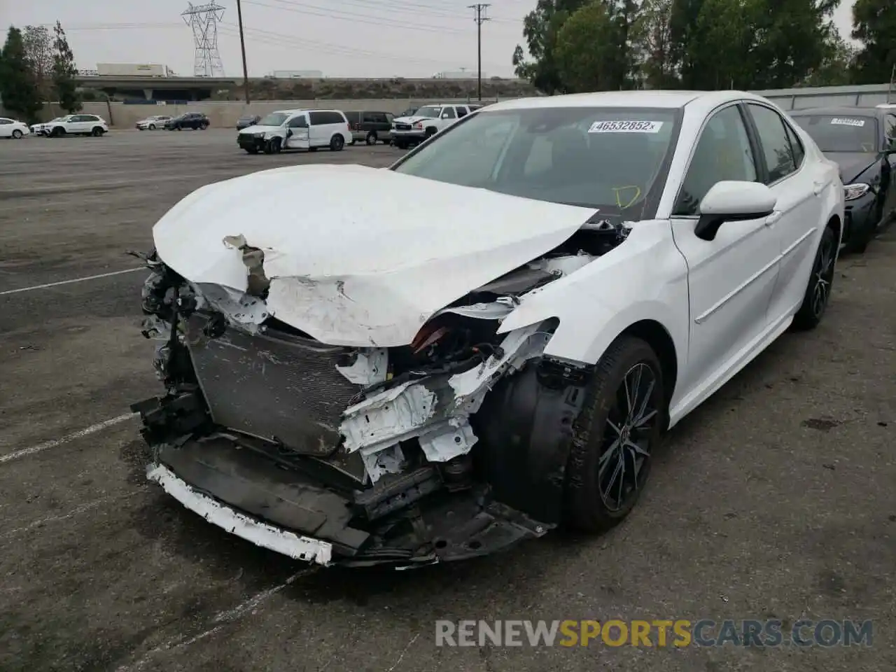 2 Photograph of a damaged car 4T1G11AK9MU554455 TOYOTA CAMRY 2021