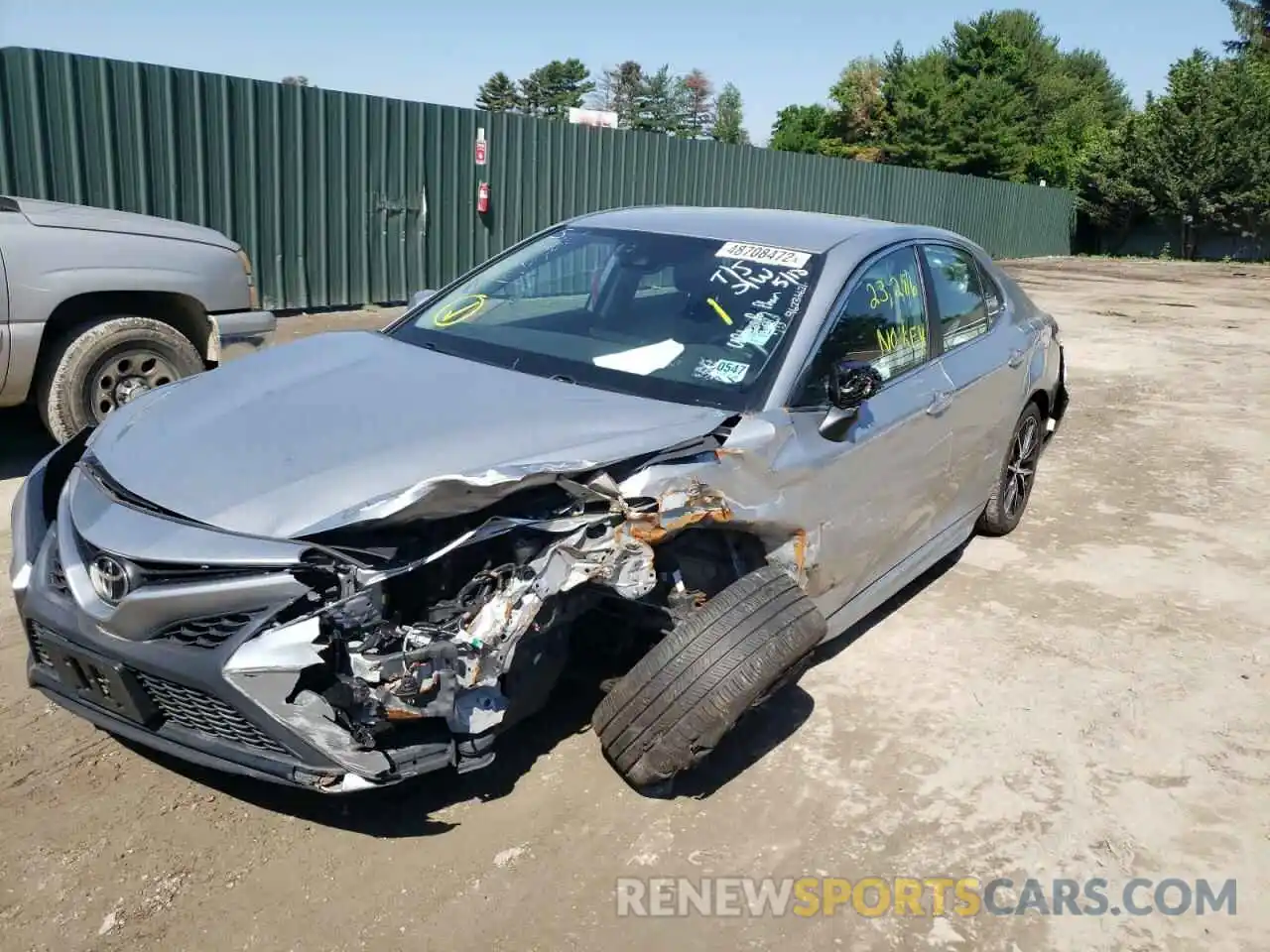 2 Photograph of a damaged car 4T1G11AK9MU560935 TOYOTA CAMRY 2021