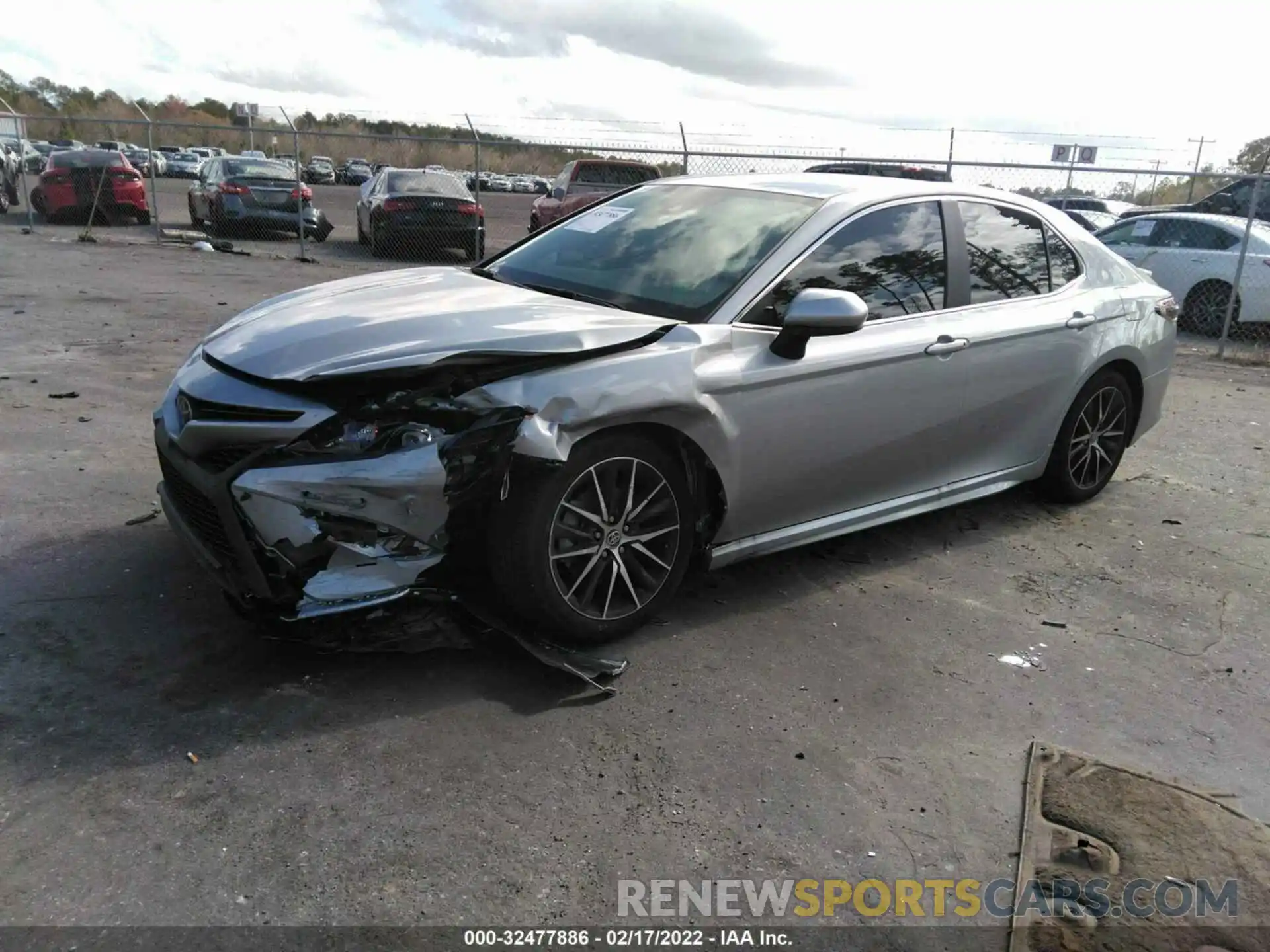 2 Photograph of a damaged car 4T1G11AK9MU574513 TOYOTA CAMRY 2021