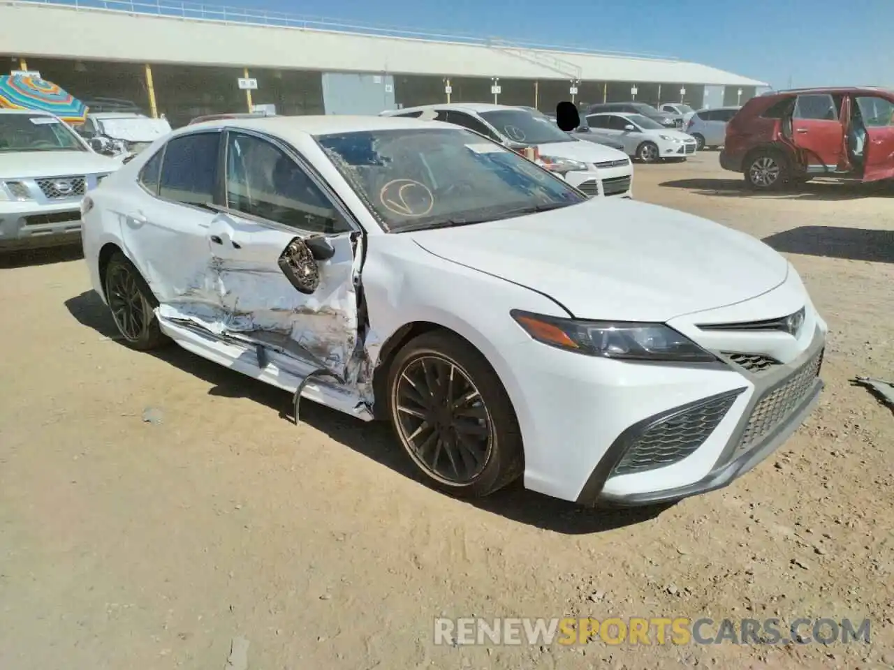 1 Photograph of a damaged car 4T1G11AK9MU578464 TOYOTA CAMRY 2021