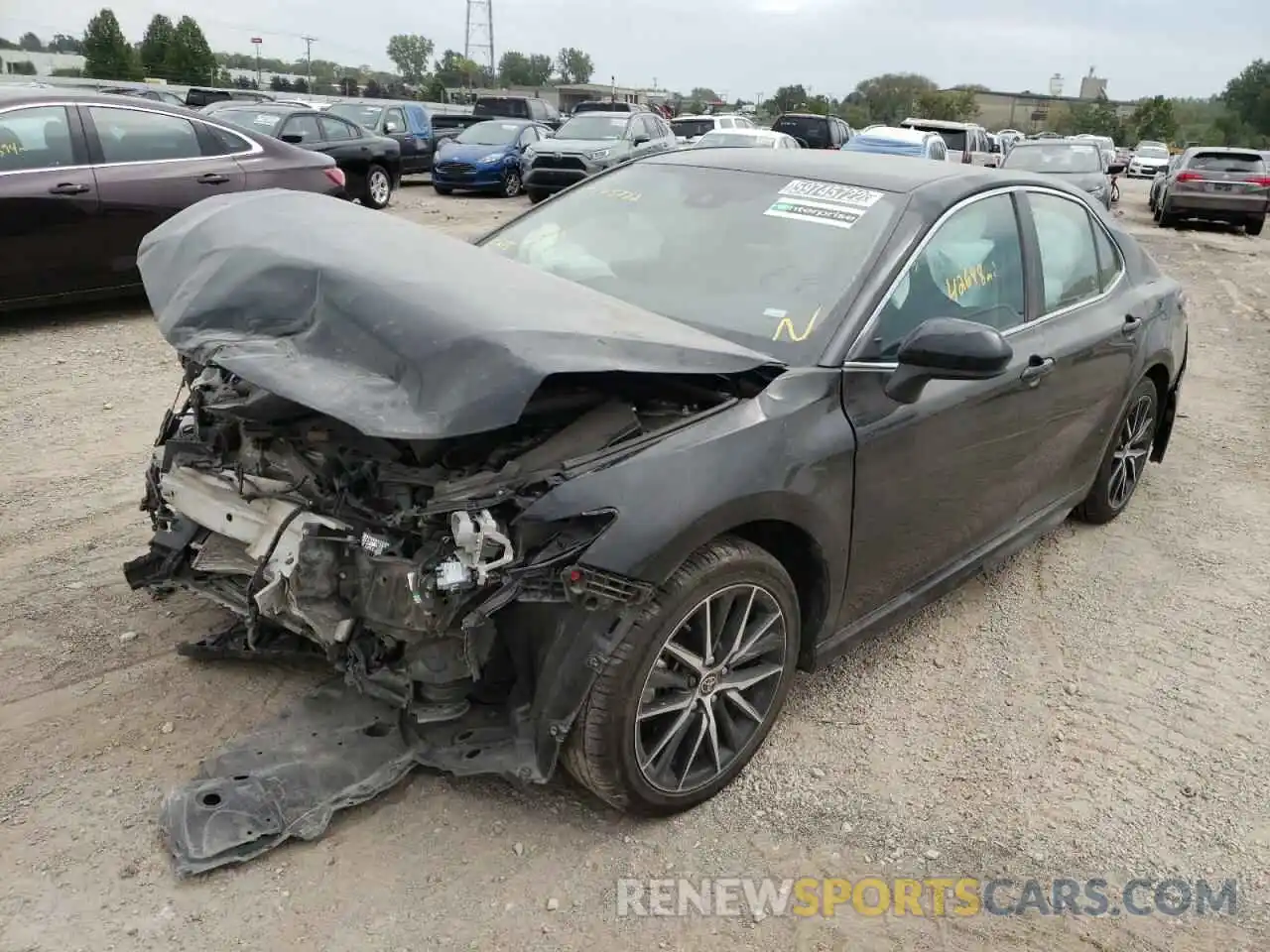 2 Photograph of a damaged car 4T1G11AK9MU582501 TOYOTA CAMRY 2021