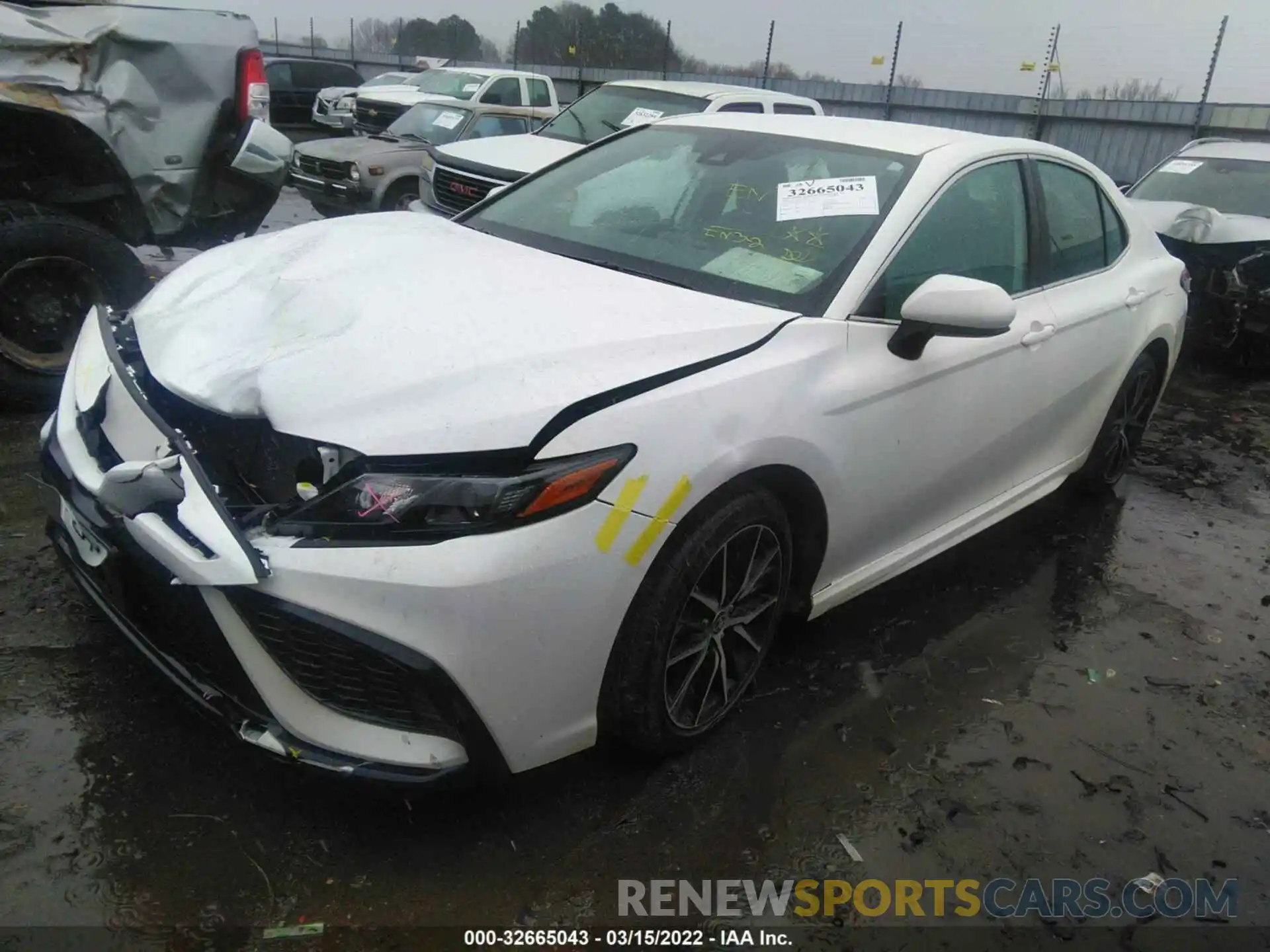 2 Photograph of a damaged car 4T1G11AK9MU583633 TOYOTA CAMRY 2021