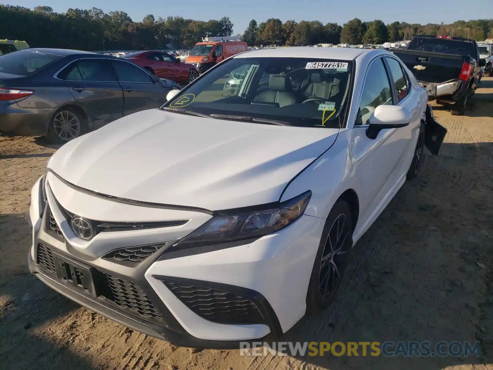 2 Photograph of a damaged car 4T1G11AK9MU584913 TOYOTA CAMRY 2021