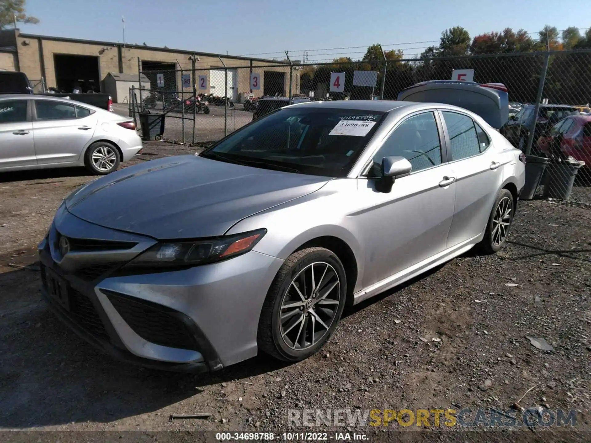 2 Photograph of a damaged car 4T1G11AK9MU587391 TOYOTA CAMRY 2021