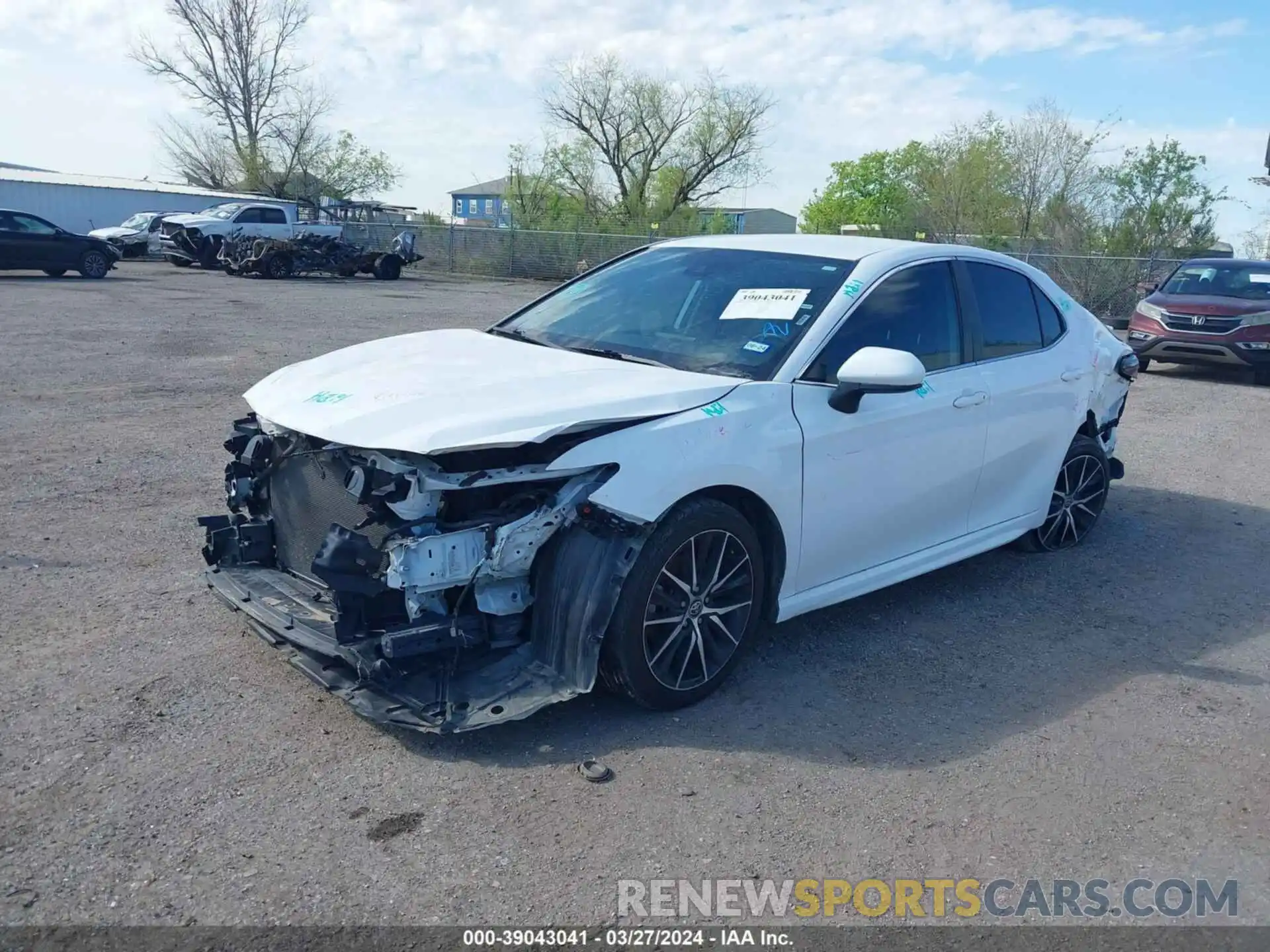 2 Photograph of a damaged car 4T1G11AK9MU592591 TOYOTA CAMRY 2021