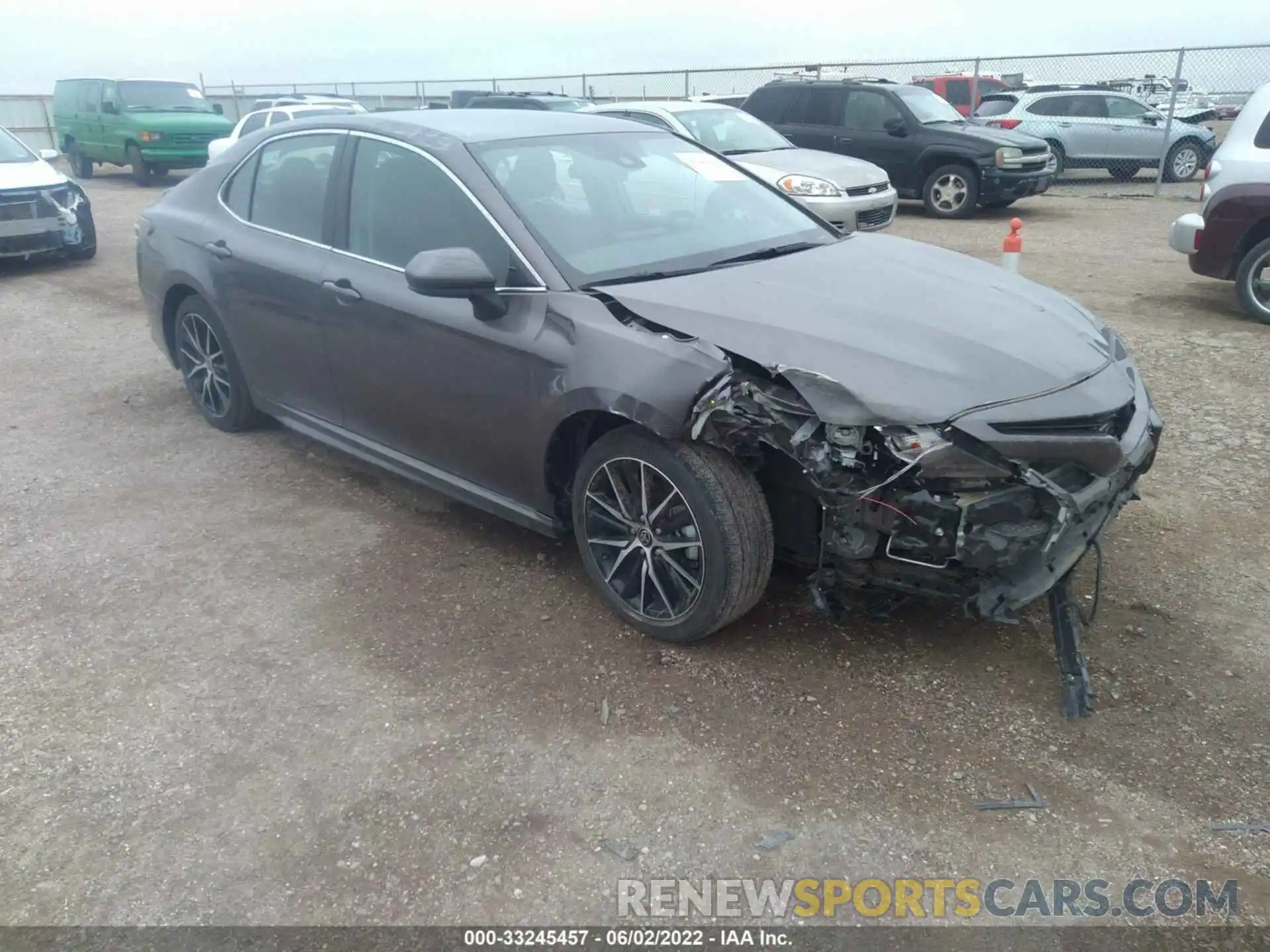 1 Photograph of a damaged car 4T1G11AK9MU594535 TOYOTA CAMRY 2021