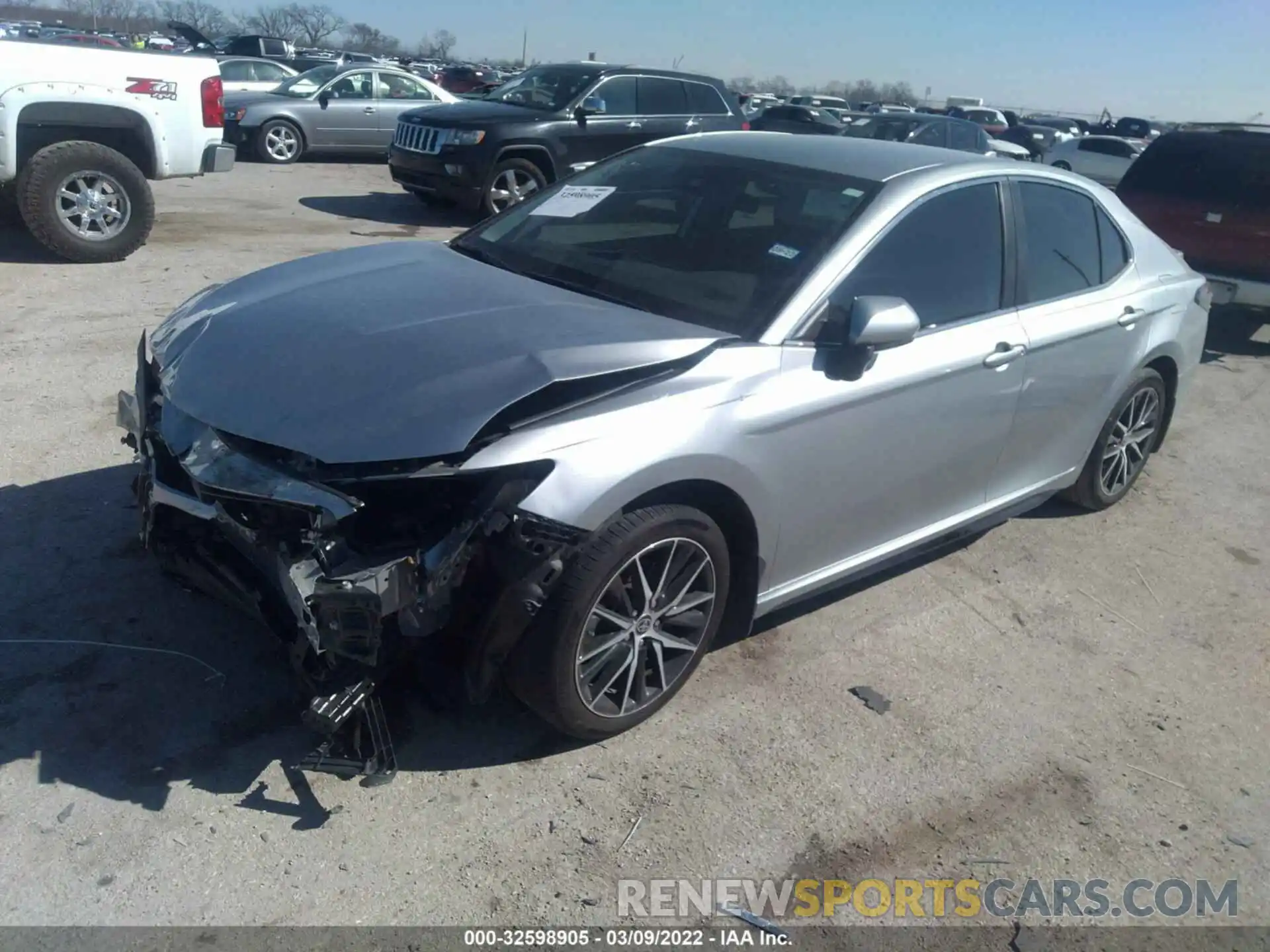 2 Photograph of a damaged car 4T1G11AK9MU595250 TOYOTA CAMRY 2021