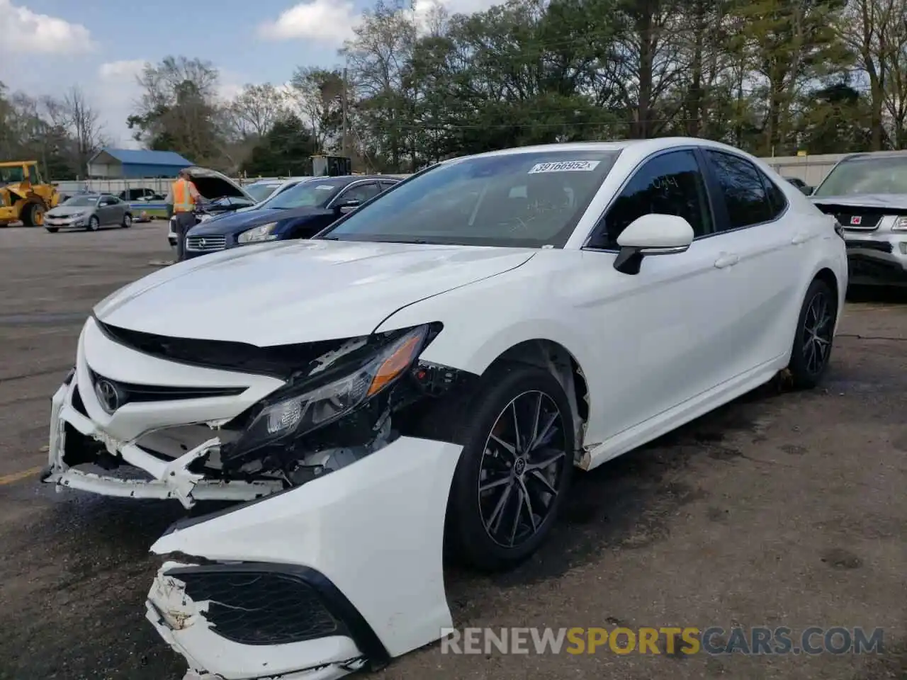 2 Photograph of a damaged car 4T1G11AK9MU597337 TOYOTA CAMRY 2021